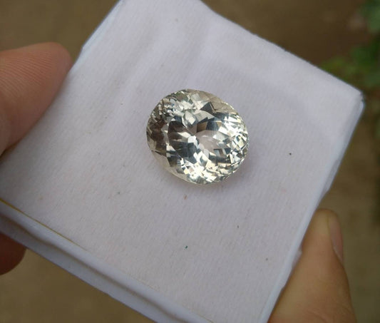 ARSAA GEMS AND MINERALSNatural fine quality beautiful 28.5 carats VV clarity faceted oval cut shape kunzite gem - Premium  from ARSAA GEMS AND MINERALS - Just $72.00! Shop now at ARSAA GEMS AND MINERALS