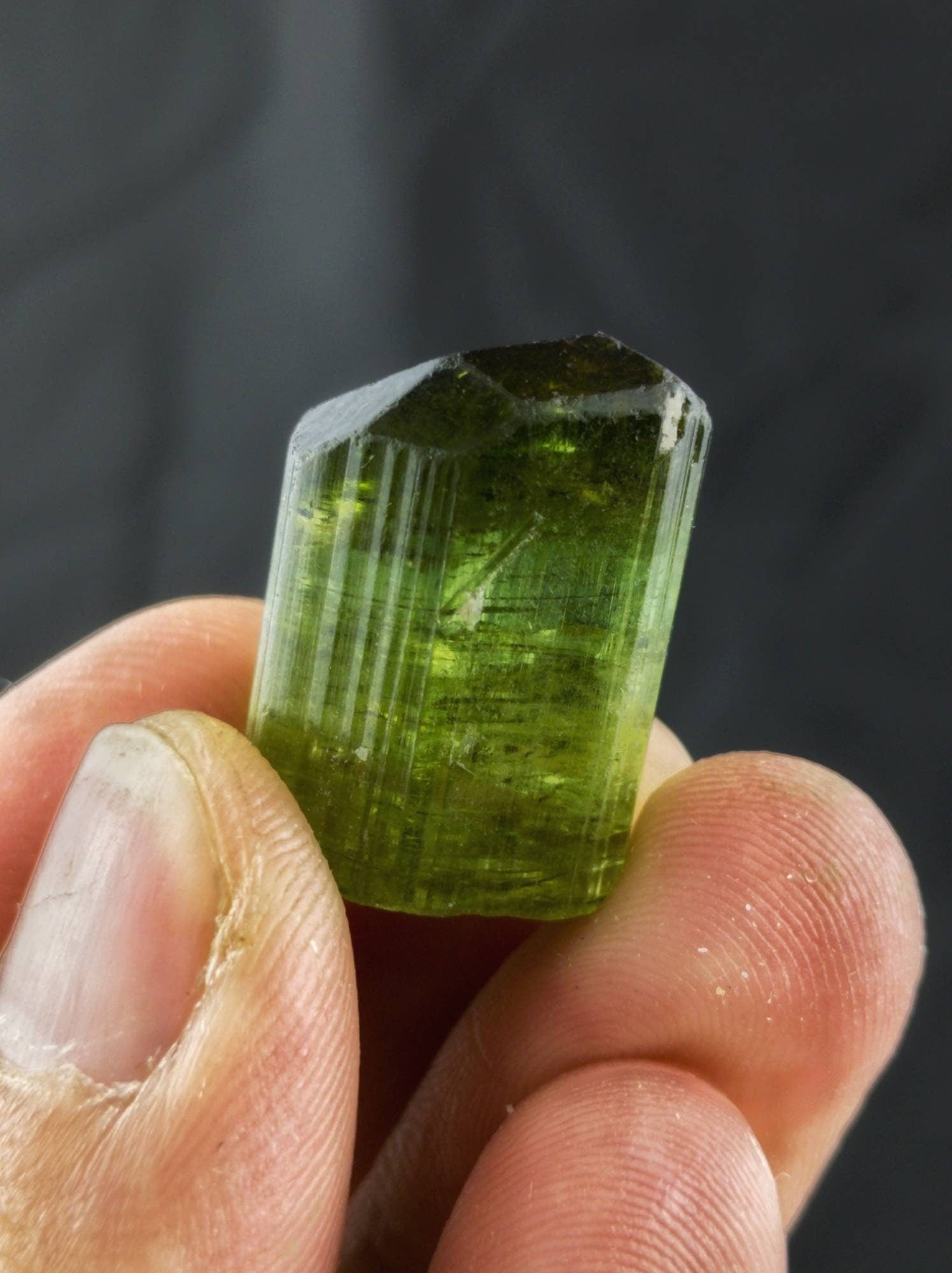 ARSAA GEMS AND MINERALSGreen terminated tourmaline crystal 12 grams weight from Africa - Premium  from ARSAA GEMS AND MINERALS - Just $240.00! Shop now at ARSAA GEMS AND MINERALS