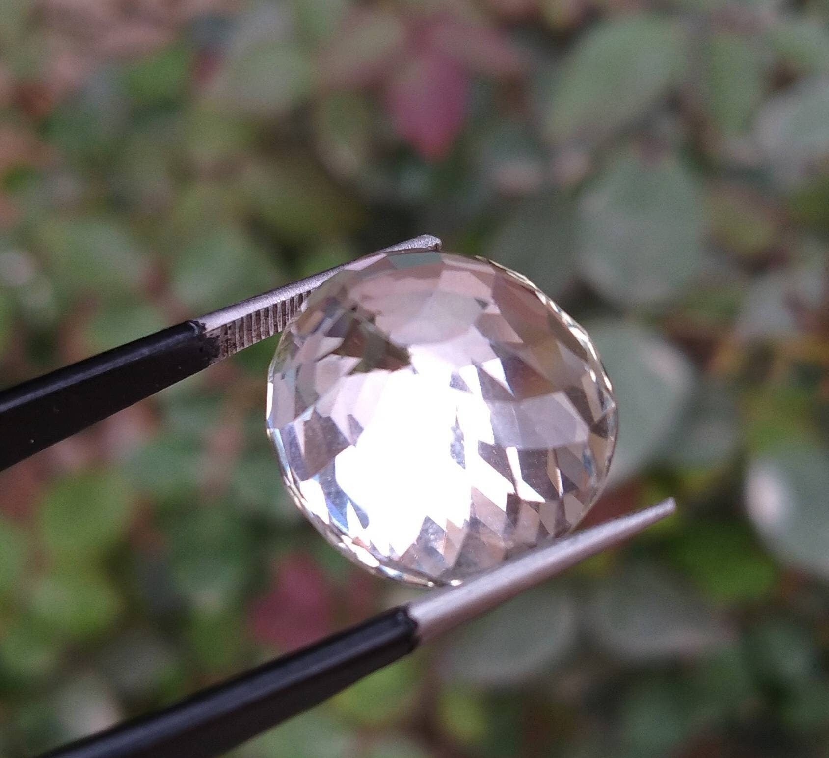 ARSAA GEMS AND MINERALSNatural fine quality beautiful 28.5 carats VV clarity faceted oval cut shape kunzite gem - Premium  from ARSAA GEMS AND MINERALS - Just $72.00! Shop now at ARSAA GEMS AND MINERALS