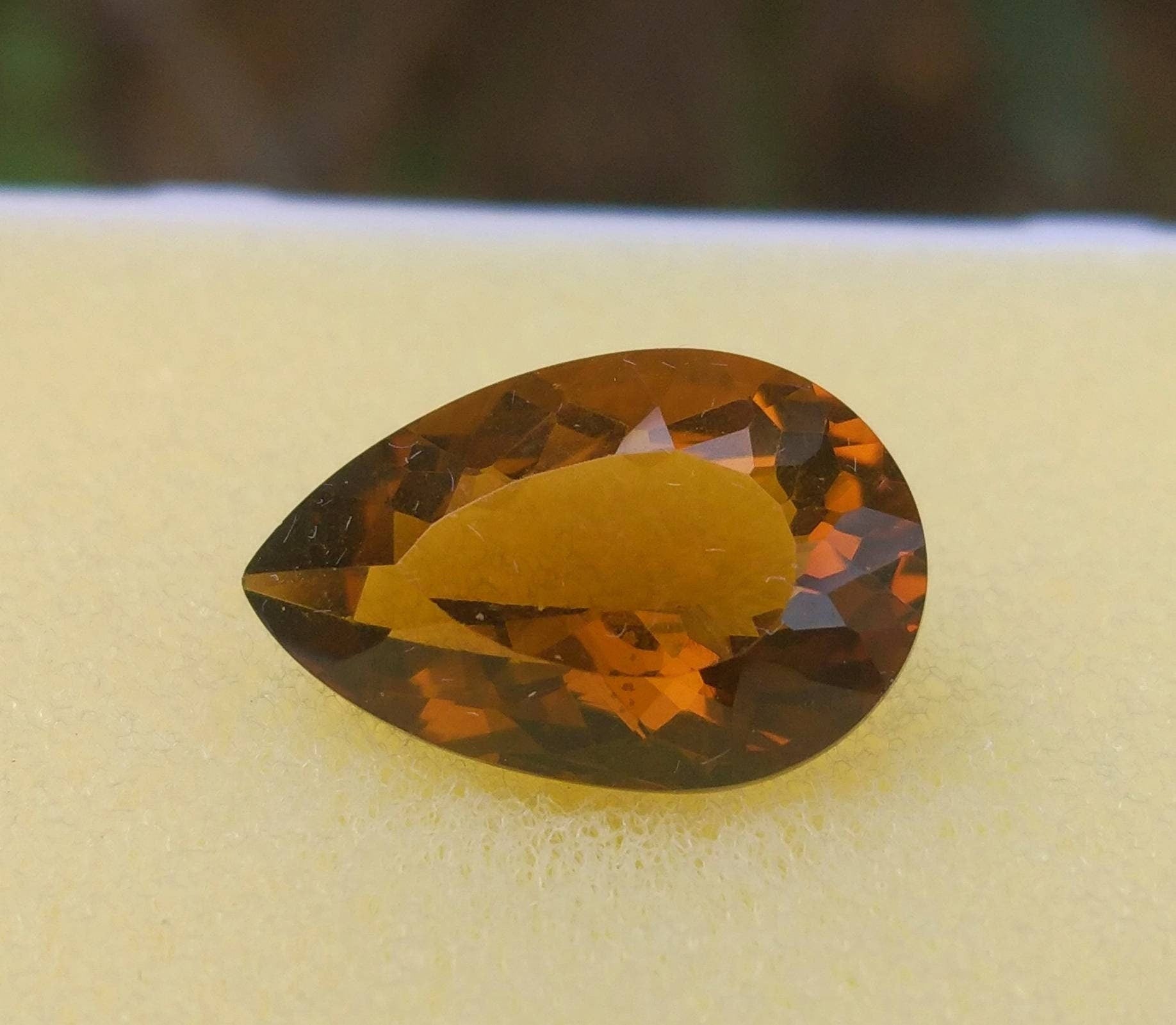 ARSAA GEMS AND MINERALSNatural fine quality beautiful 9 carats VV clarity pear shape citrine gem - Premium  from ARSAA GEMS AND MINERALS - Just $28.00! Shop now at ARSAA GEMS AND MINERALS