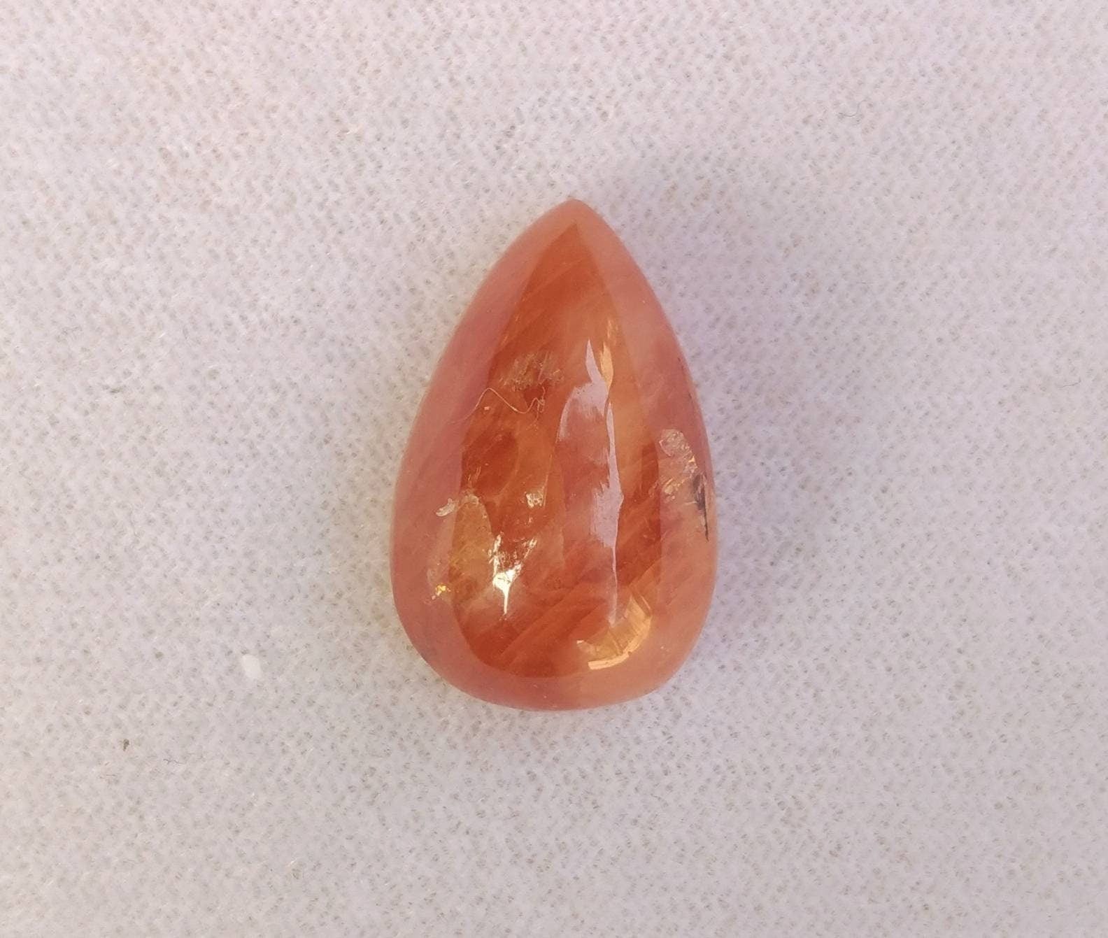 ARSAA GEMS AND MINERALSNatural top quality beautiful 20.5 carats pear shape triplite cabochon - Premium  from ARSAA GEMS AND MINERALS - Just $40.00! Shop now at ARSAA GEMS AND MINERALS