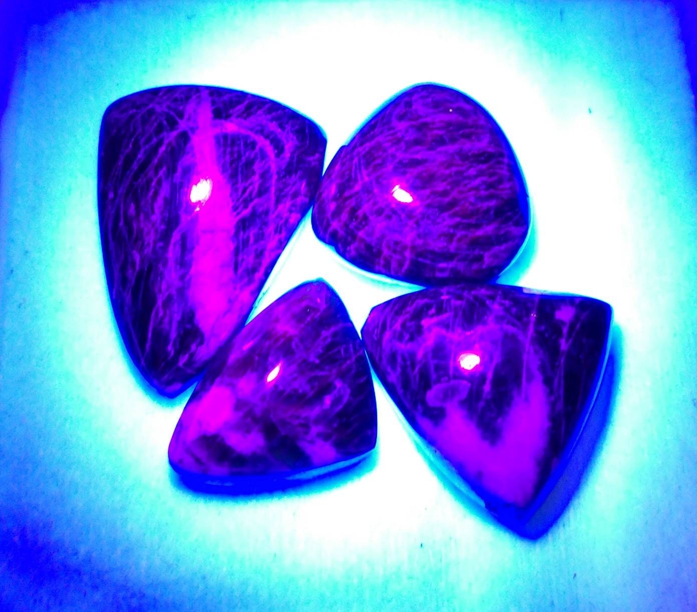 ARSAA GEMS AND MINERALSNatural top quality beautiful 46 carats small lot of UV reactive afghan hauyne var.lazurite cabochons - Premium  from ARSAA GEMS AND MINERALS - Just $45.00! Shop now at ARSAA GEMS AND MINERALS