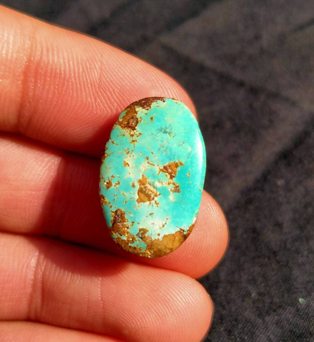 ARSAA GEMS AND MINERALSNatural good quality beautiful 16.5 grams turquoise cabochons - Premium  from ARSAA GEMS AND MINERALS - Just $80.00! Shop now at ARSAA GEMS AND MINERALS
