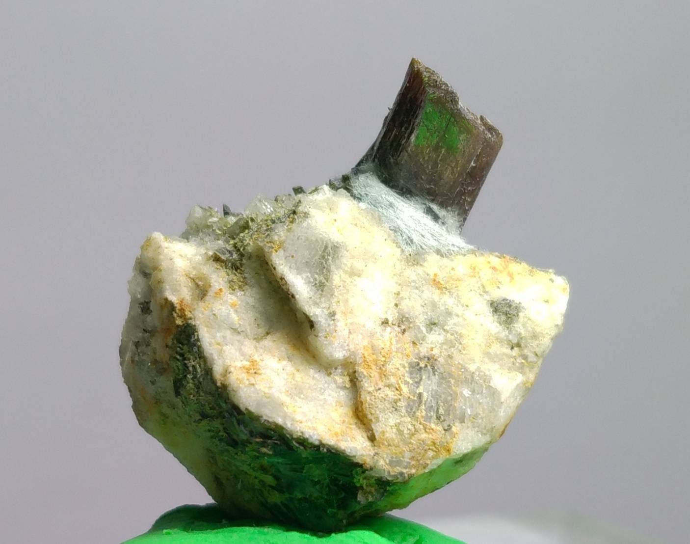 ARSAA GEMS AND MINERALSNatural top quality beautiful 8 grams terminated rutile crystal on matrix albite with ejerine crystals - Premium  from ARSAA GEMS AND MINERALS - Just $70.00! Shop now at ARSAA GEMS AND MINERALS