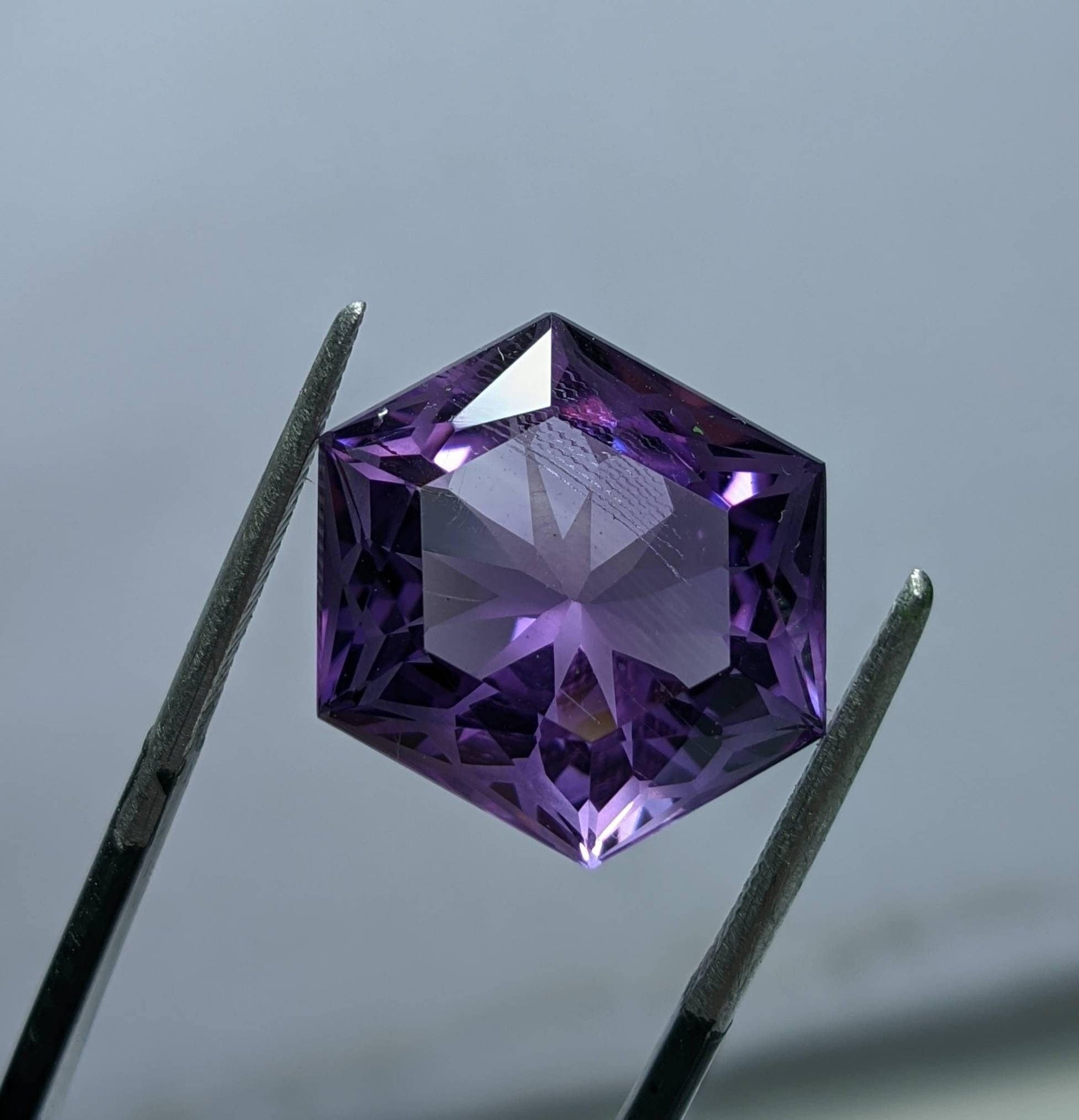 ARSAA GEMS AND MINERALSNatural fine quality beautiful 10 carats deep purple color AAA clarity faceted amethyst gem - Premium  from ARSAA GEMS AND MINERALS - Just $20.00! Shop now at ARSAA GEMS AND MINERALS
