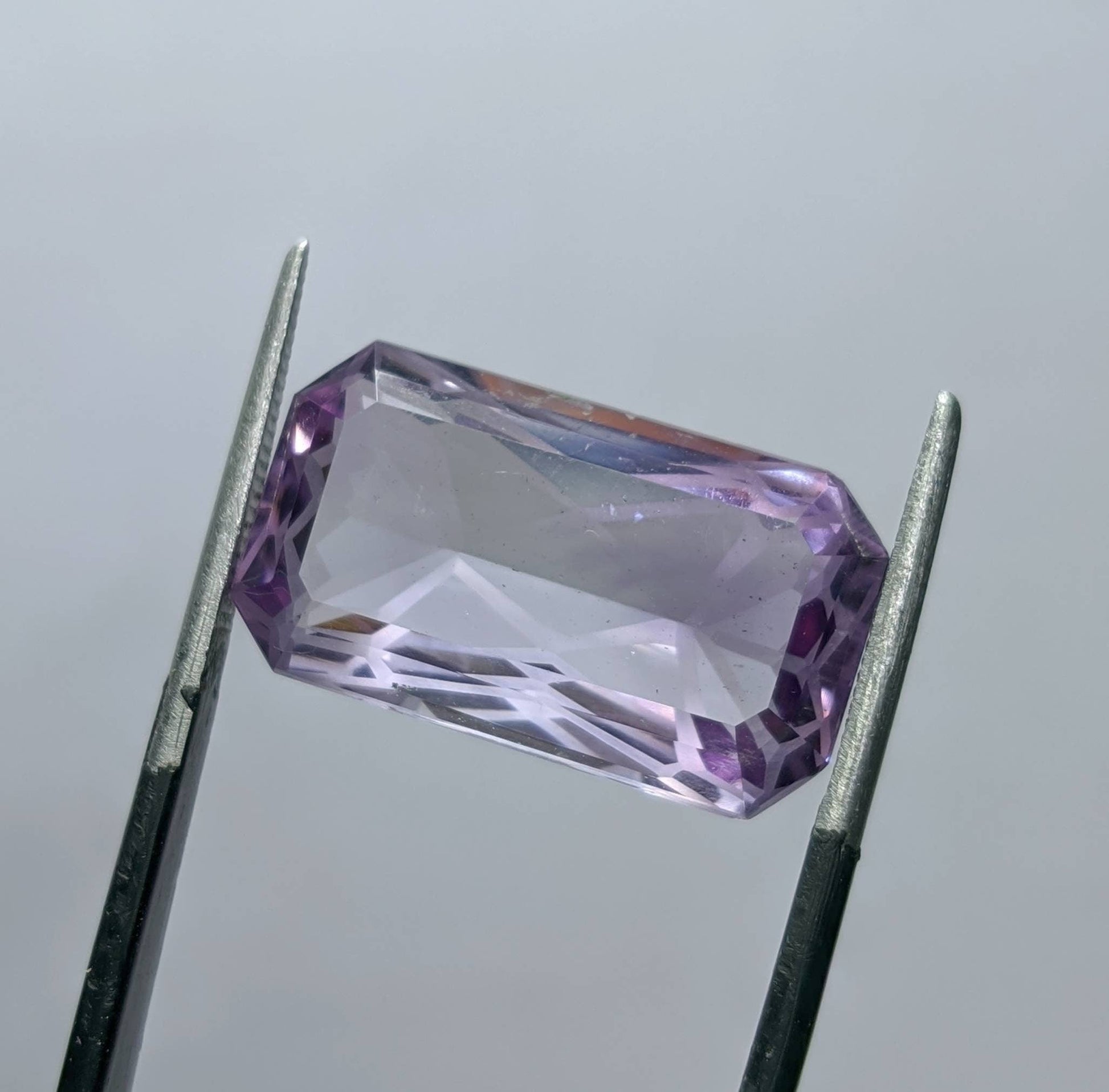 ARSAA GEMS AND MINERALSNatural fine quality beautiful 11 carats light purple color clear faceted amethyst gem - Premium  from ARSAA GEMS AND MINERALS - Just $15.00! Shop now at ARSAA GEMS AND MINERALS