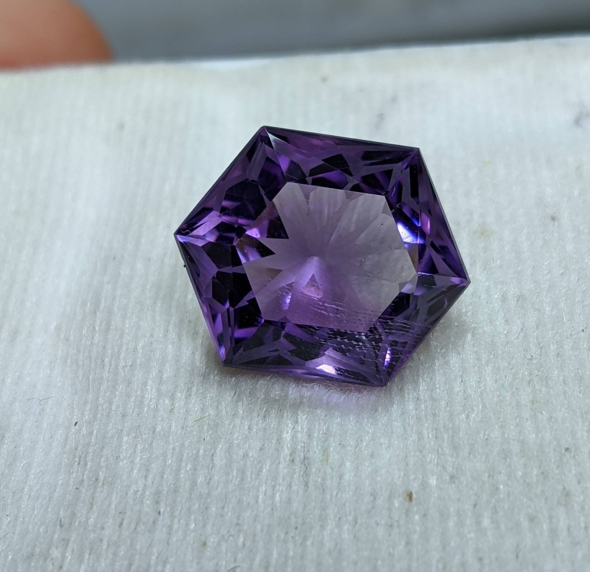ARSAA GEMS AND MINERALSNatural fine quality beautiful 10 carats deep purple color AAA clarity faceted amethyst gem - Premium  from ARSAA GEMS AND MINERALS - Just $20.00! Shop now at ARSAA GEMS AND MINERALS