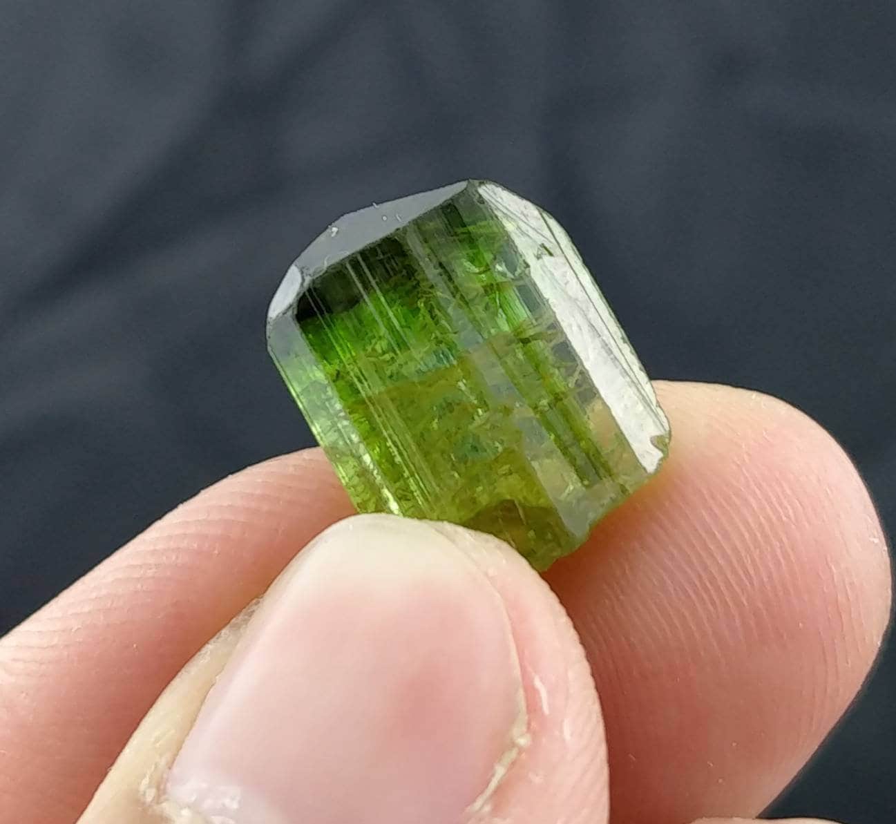 ARSAA GEMS AND MINERALSGreen terminated tourmaline crystal 2.6 grams weight from Africa - Premium  from ARSAA GEMS AND MINERALS - Just $40.00! Shop now at ARSAA GEMS AND MINERALS