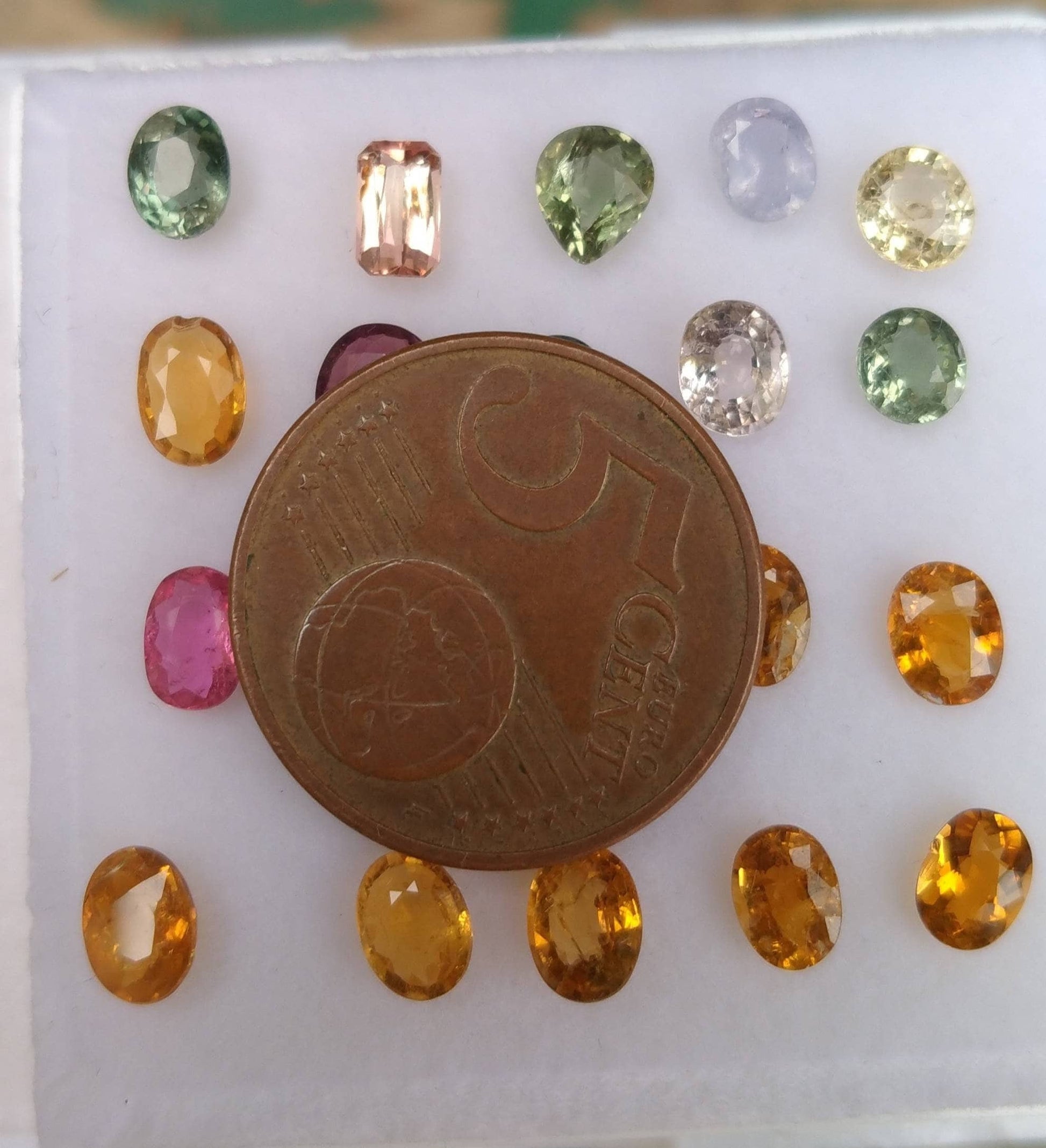 ARSAA GEMS AND MINERALSNatural top quality beautiful 9 carats VV clarity faceted small lot small sized multicolor Tourmaline gems - Premium  from ARSAA GEMS AND MINERALS - Just $54.00! Shop now at ARSAA GEMS AND MINERALS