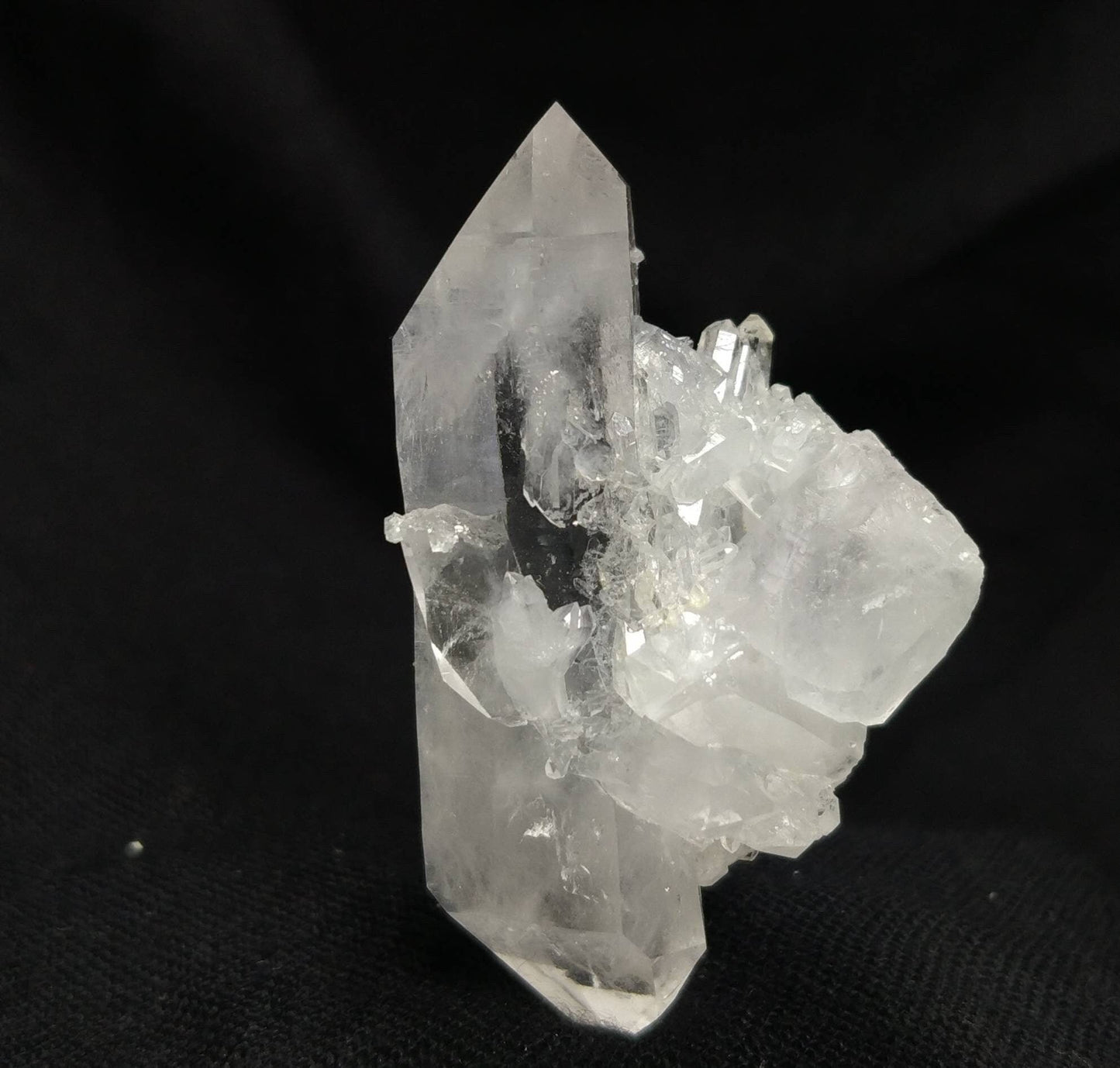 ARSAA GEMS AND MINERALSNatural aesthetic 25 grams clear double sided terminated fine quality quartz crystal - Premium  from ARSAA GEMS AND MINERALS - Just $20.00! Shop now at ARSAA GEMS AND MINERALS