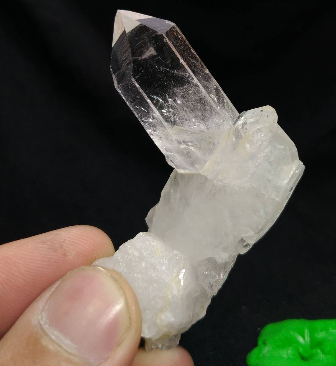 ARSAA GEMS AND MINERALSNatural aesthetic 33 grams clear terminated fine quality quartz crystal - Premium  from ARSAA GEMS AND MINERALS - Just $20.00! Shop now at ARSAA GEMS AND MINERALS