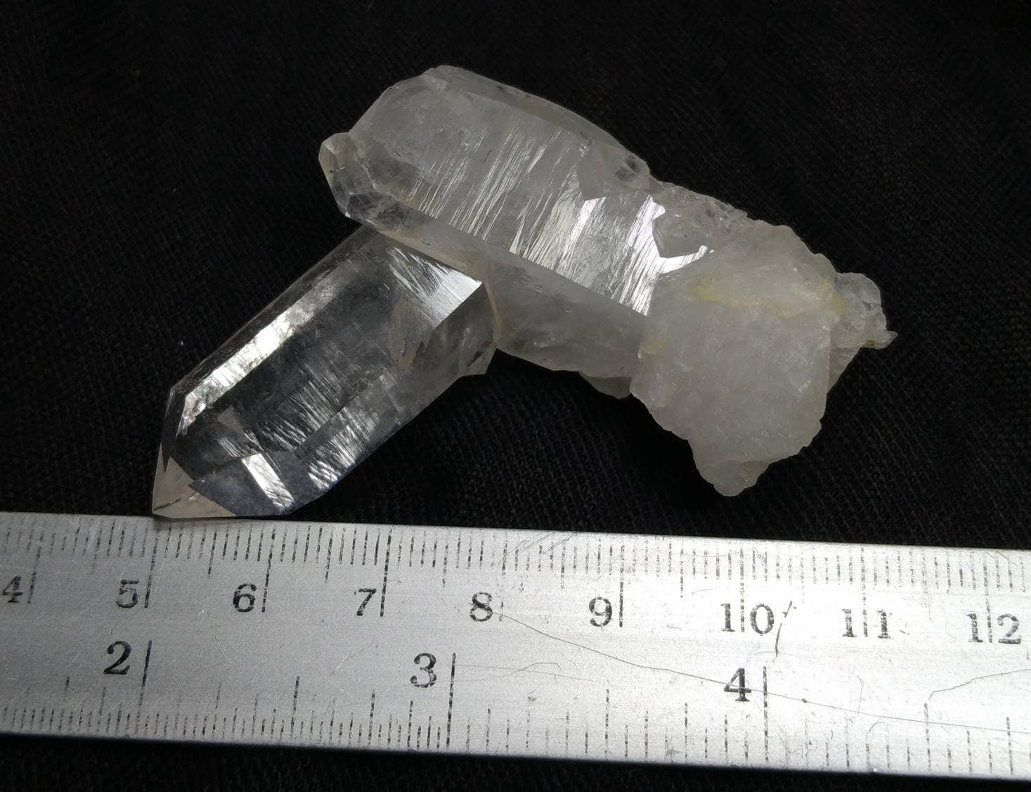 ARSAA GEMS AND MINERALSNatural aesthetic 33 grams clear terminated fine quality quartz crystal - Premium  from ARSAA GEMS AND MINERALS - Just $20.00! Shop now at ARSAA GEMS AND MINERALS