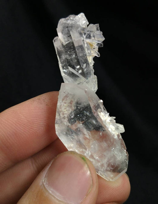 ARSAA GEMS AND MINERALSNatural beautiful 14.4 gram Fine quality terminated clear quartz crystal with another quartz grown on top of it. - Premium  from ARSAA GEMS AND MINERALS - Just $20.00! Shop now at ARSAA GEMS AND MINERALS