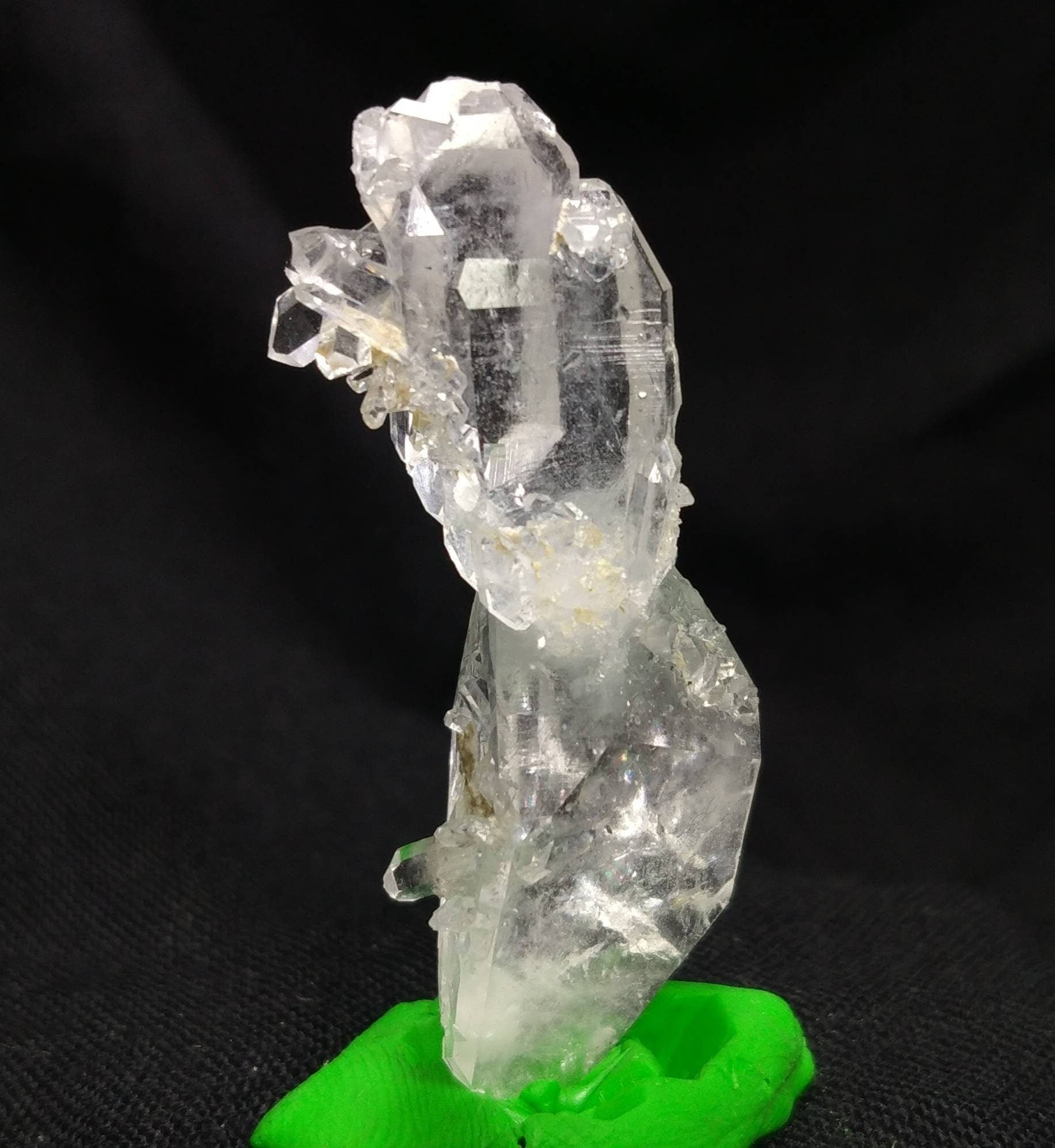 ARSAA GEMS AND MINERALSNatural beautiful 14.4 gram Fine quality terminated clear quartz crystal with another quartz grown on top of it. - Premium  from ARSAA GEMS AND MINERALS - Just $20.00! Shop now at ARSAA GEMS AND MINERALS