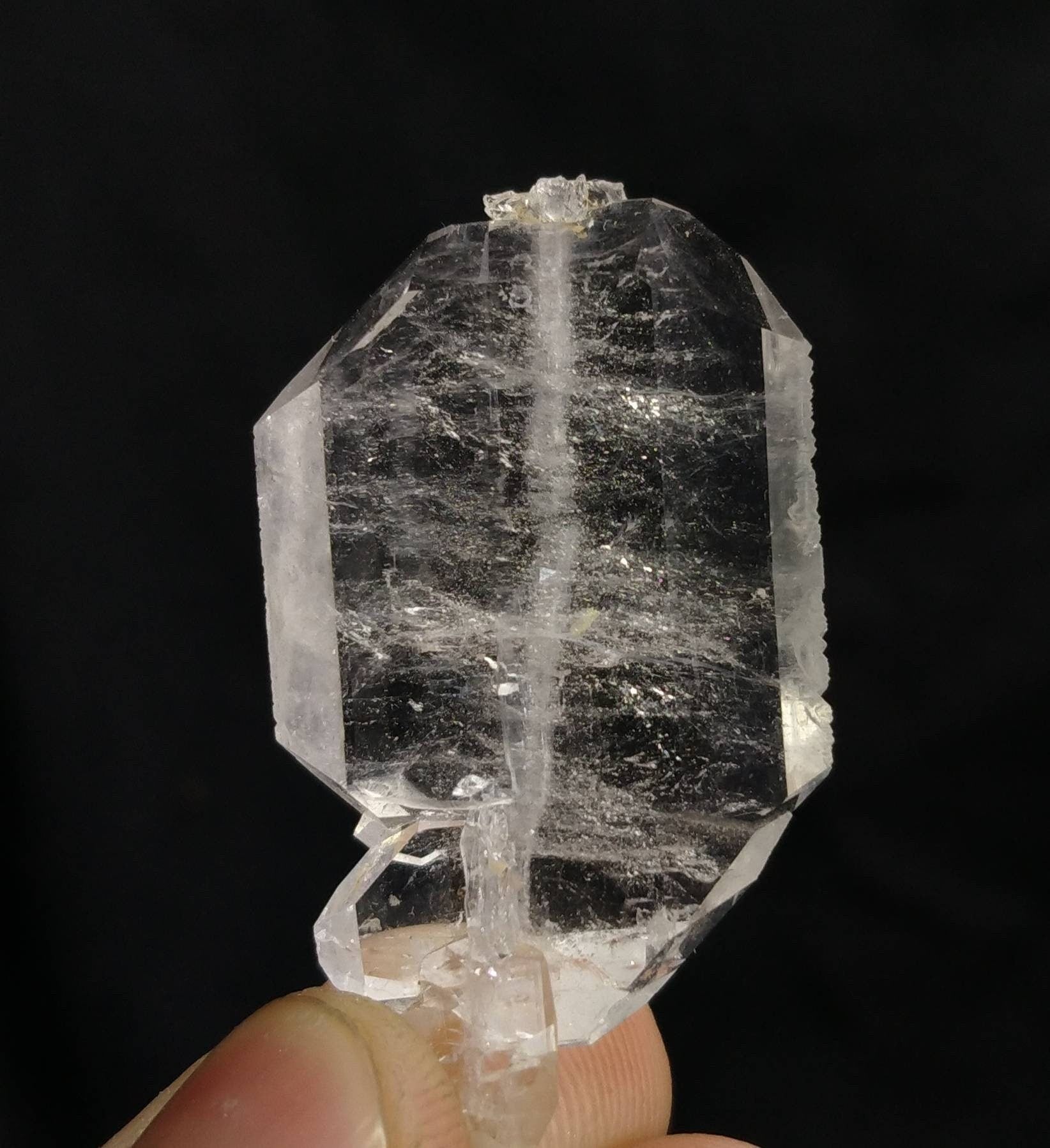 ARSAA GEMS AND MINERALSNatural fine quality beautiful 9.9 grams terminated clear faden quartz crystal - Premium  from ARSAA GEMS AND MINERALS - Just $20.00! Shop now at ARSAA GEMS AND MINERALS