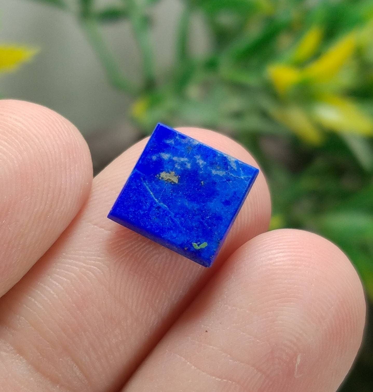 ARSAA GEMS AND MINERALSNatural fine quality beautiful 5.5 carats pair of square shape lapis lazuli cabochons - Premium  from ARSAA GEMS AND MINERALS - Just $12.00! Shop now at ARSAA GEMS AND MINERALS