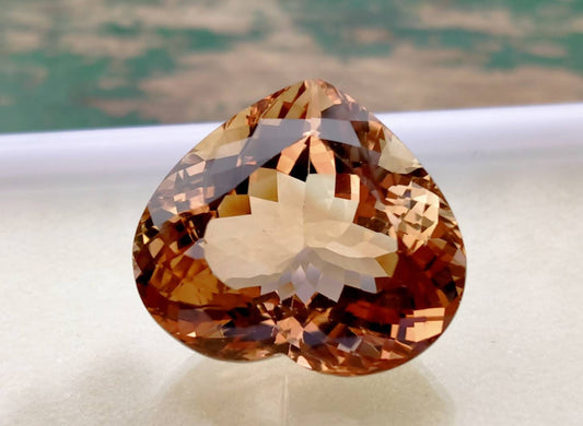 ARSAA GEMS AND MINERALSNatural good quality beautiful heated heart shape 39 carats topaz loose gem - Premium  from ARSAA GEMS AND MINERALS - Just $170.00! Shop now at ARSAA GEMS AND MINERALS