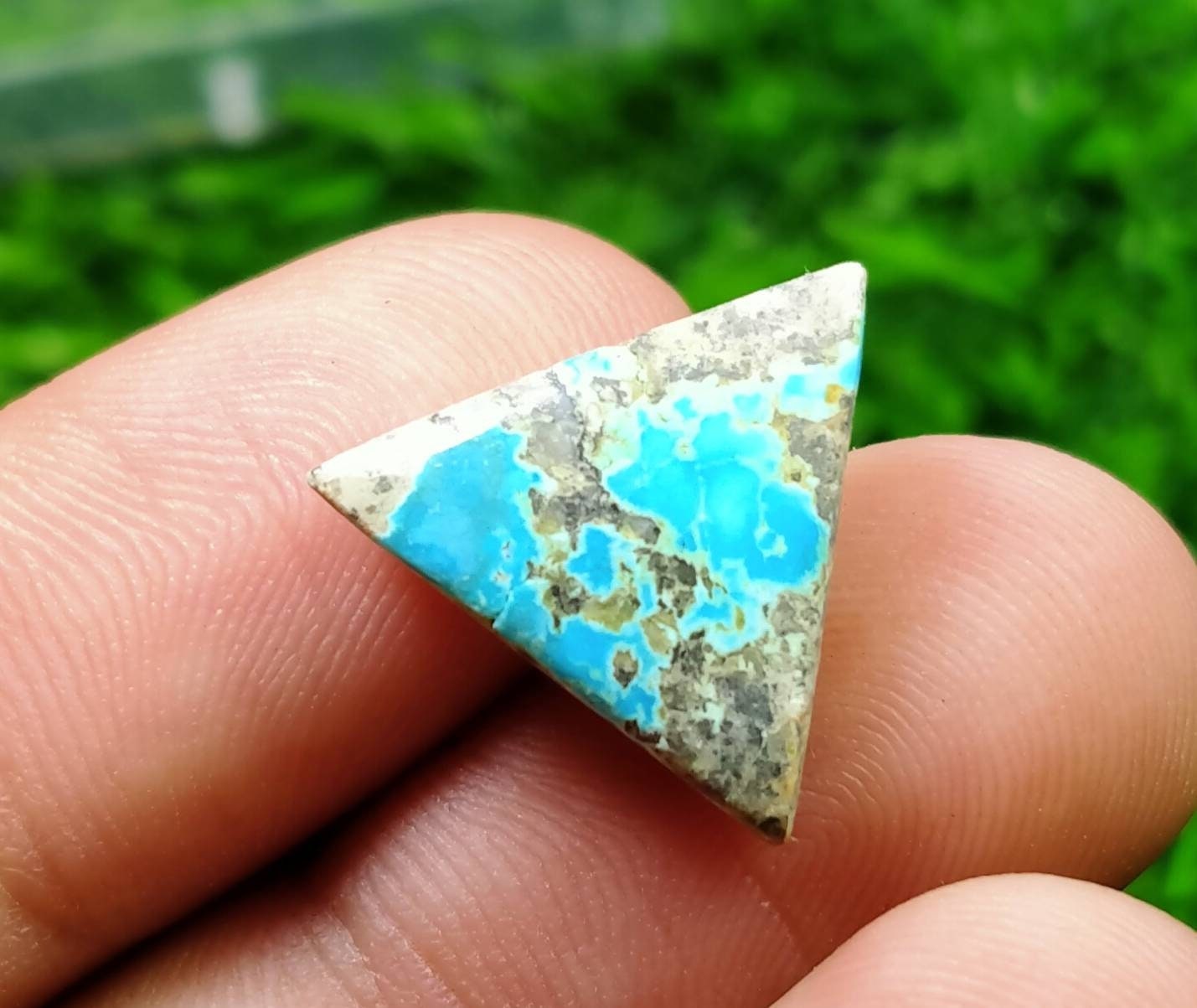 ARSAA GEMS AND MINERALSNatural good quality ring size traingle shape turquoise cabochon - Premium  from ARSAA GEMS AND MINERALS - Just $15.00! Shop now at ARSAA GEMS AND MINERALS