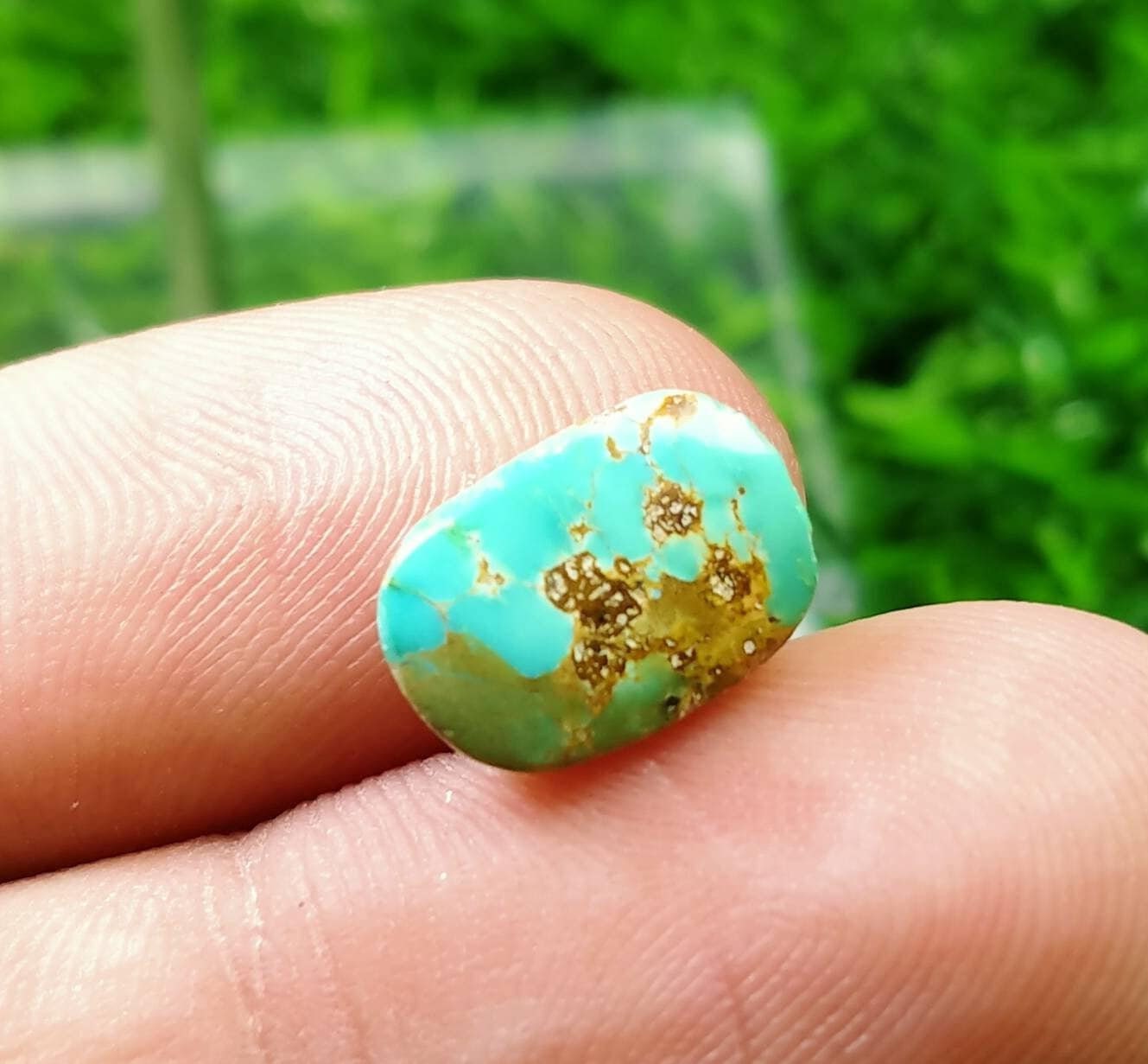 ARSAA GEMS AND MINERALSNatural good quality ring size turquoise cabochon - Premium  from ARSAA GEMS AND MINERALS - Just $8.00! Shop now at ARSAA GEMS AND MINERALS