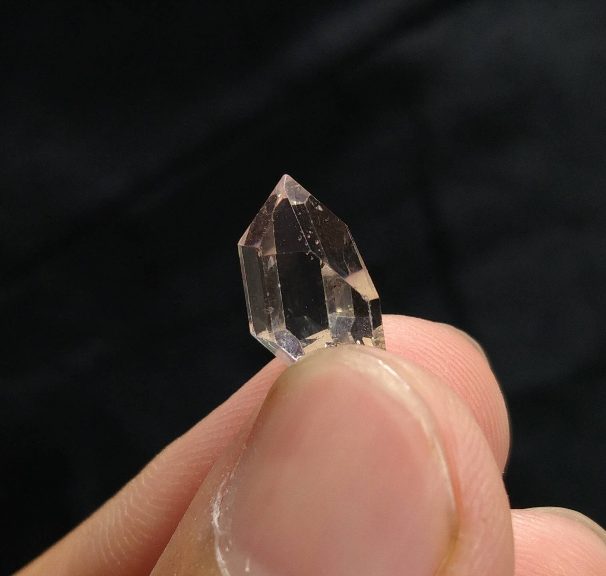 ARSAA GEMS AND MINERALSNatural top quality beautiful 0.9 grams transparent Herkimer style diamond Quartz crystal - Premium  from ARSAA GEMS AND MINERALS - Just $10.00! Shop now at ARSAA GEMS AND MINERALS