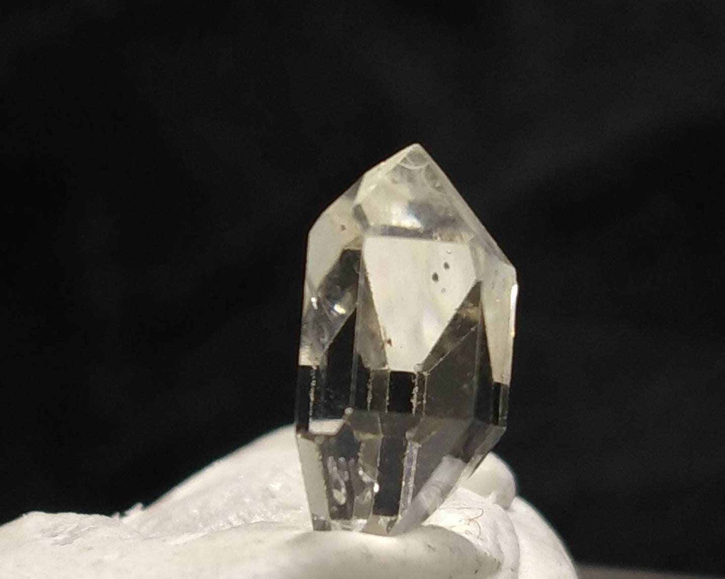 ARSAA GEMS AND MINERALSNatural top quality beautiful 0.9 grams transparent Herkimer style diamond Quartz crystal - Premium  from ARSAA GEMS AND MINERALS - Just $10.00! Shop now at ARSAA GEMS AND MINERALS