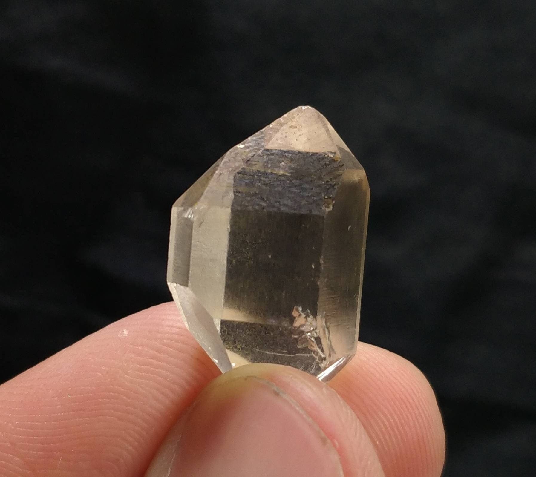 ARSAA GEMS AND MINERALSNatural top quality beautiful 3.9 grams rare double terminated Herkimer style diamond quartz crystal from Pakistan - Premium  from ARSAA GEMS AND MINERALS - Just $30.00! Shop now at ARSAA GEMS AND MINERALS