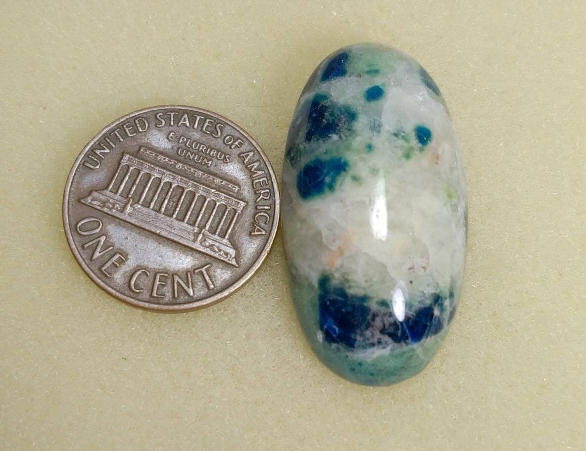 ARSAA GEMS AND MINERALSNatural top quality beautiful 31 carats afghan hauyne var.lazurite UV reactive oval shape Cabochon - Premium  from ARSAA GEMS AND MINERALS - Just $30.00! Shop now at ARSAA GEMS AND MINERALS