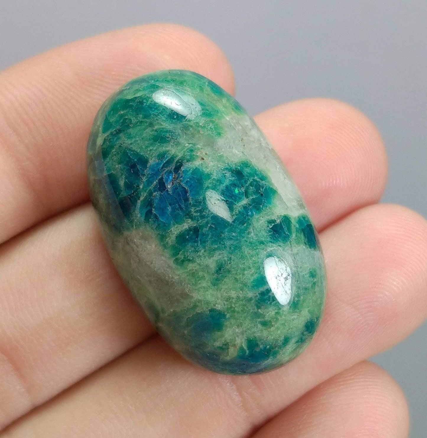ARSAA GEMS AND MINERALSNatural top quality beautiful 55 carats afghan hauyne var.lazurite UV reactive oval shape Cabochon - Premium  from ARSAA GEMS AND MINERALS - Just $55.00! Shop now at ARSAA GEMS AND MINERALS