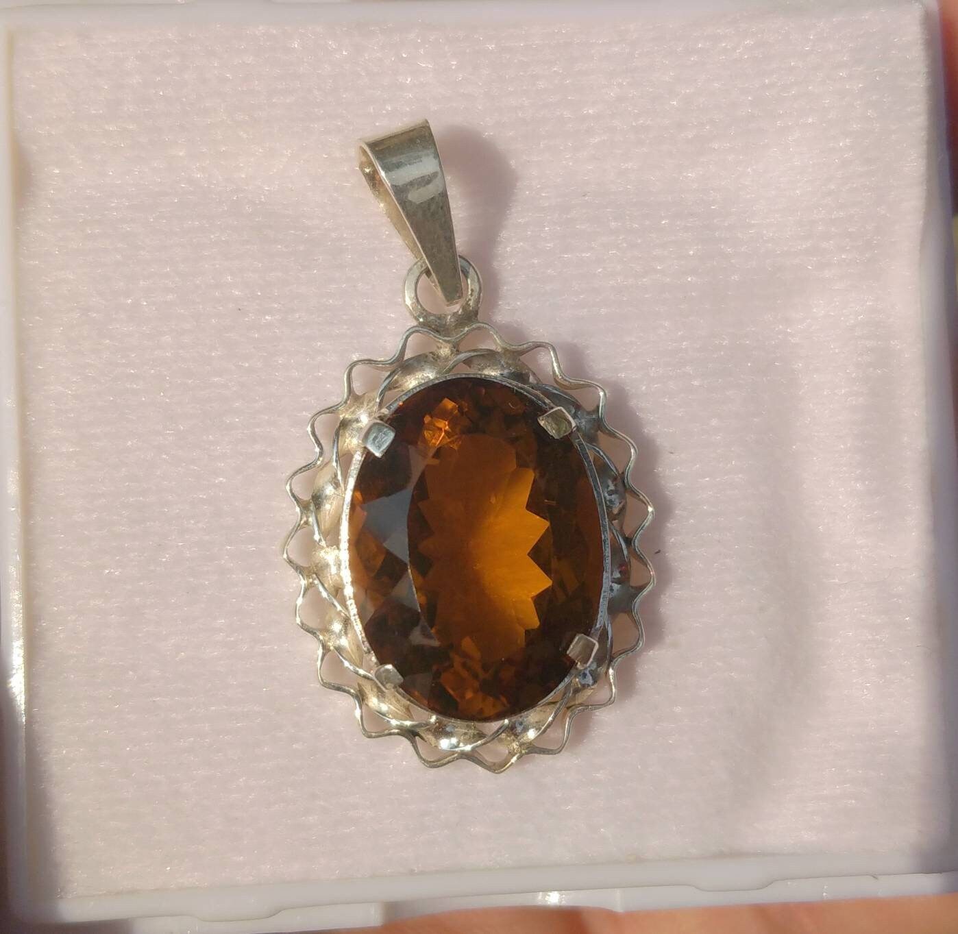 ARSAA GEMS AND MINERALSNatural top quality beautiful amazing citrine sterling silver pendant - Premium  from ARSAA GEMS AND MINERALS - Just $70.00! Shop now at ARSAA GEMS AND MINERALS