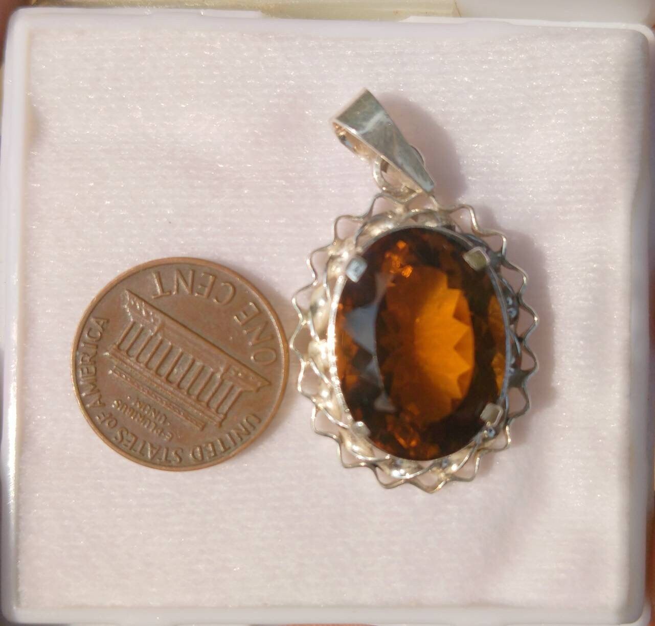 ARSAA GEMS AND MINERALSNatural top quality beautiful amazing citrine sterling silver pendant - Premium  from ARSAA GEMS AND MINERALS - Just $70.00! Shop now at ARSAA GEMS AND MINERALS