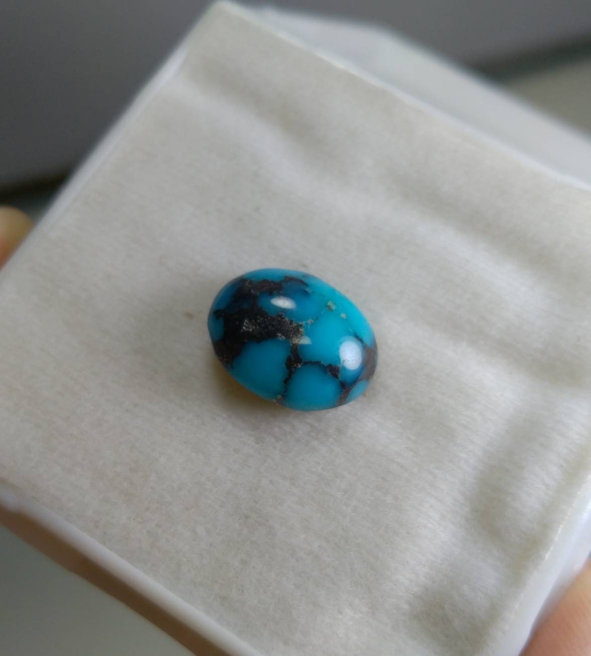 ARSAA GEMS AND MINERALSNatural fine quality beautiful 10 carats stabilized oval shape kingman web turquoise cabochon - Premium  from ARSAA GEMS AND MINERALS - Just $20.00! Shop now at ARSAA GEMS AND MINERALS