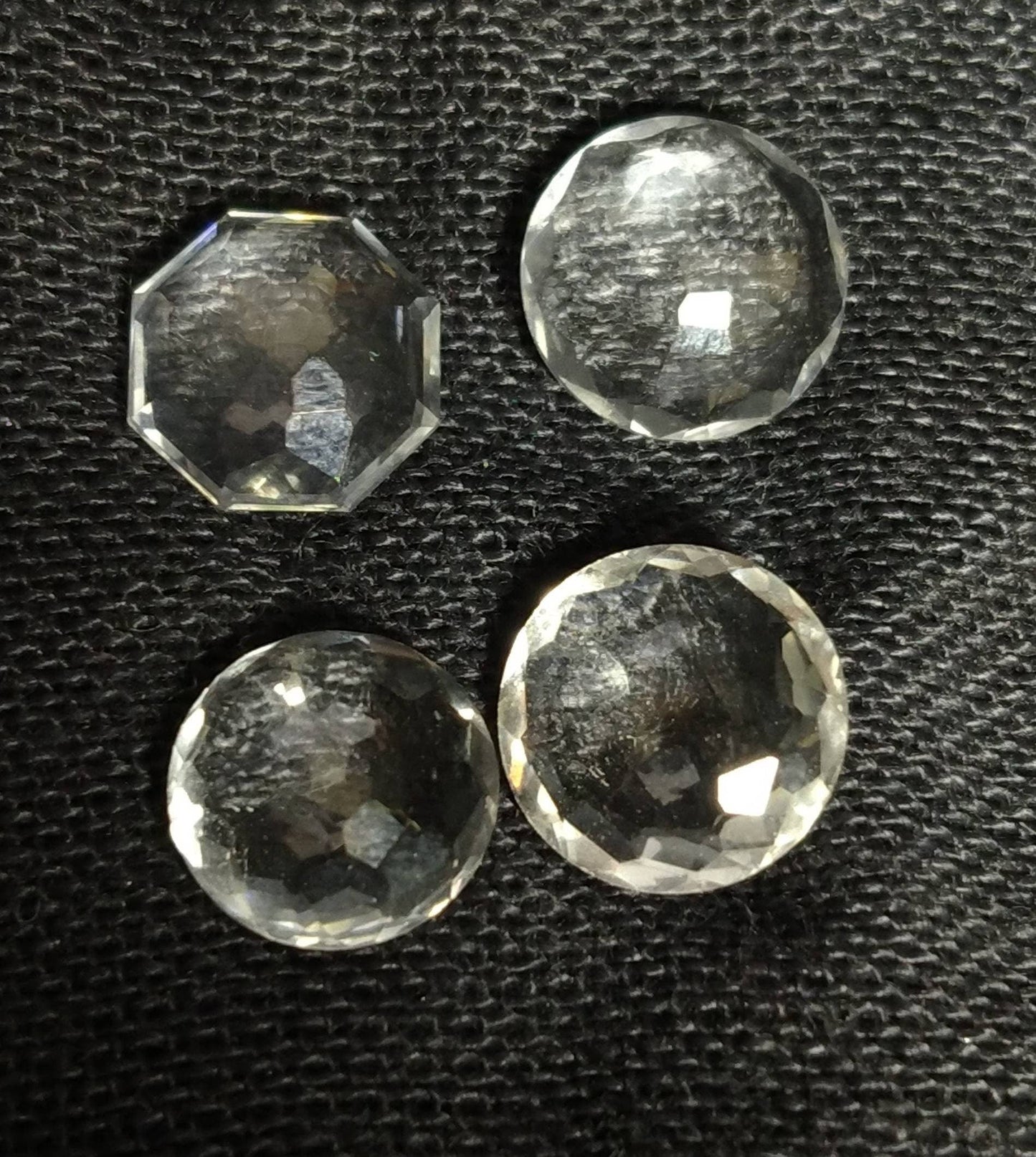 ARSAA GEMS AND MINERALSNatural top quality beautiful 10 carats small set of rose cut Faceted quartz Cabochons - Premium  from ARSAA GEMS AND MINERALS - Just $15.00! Shop now at ARSAA GEMS AND MINERALS