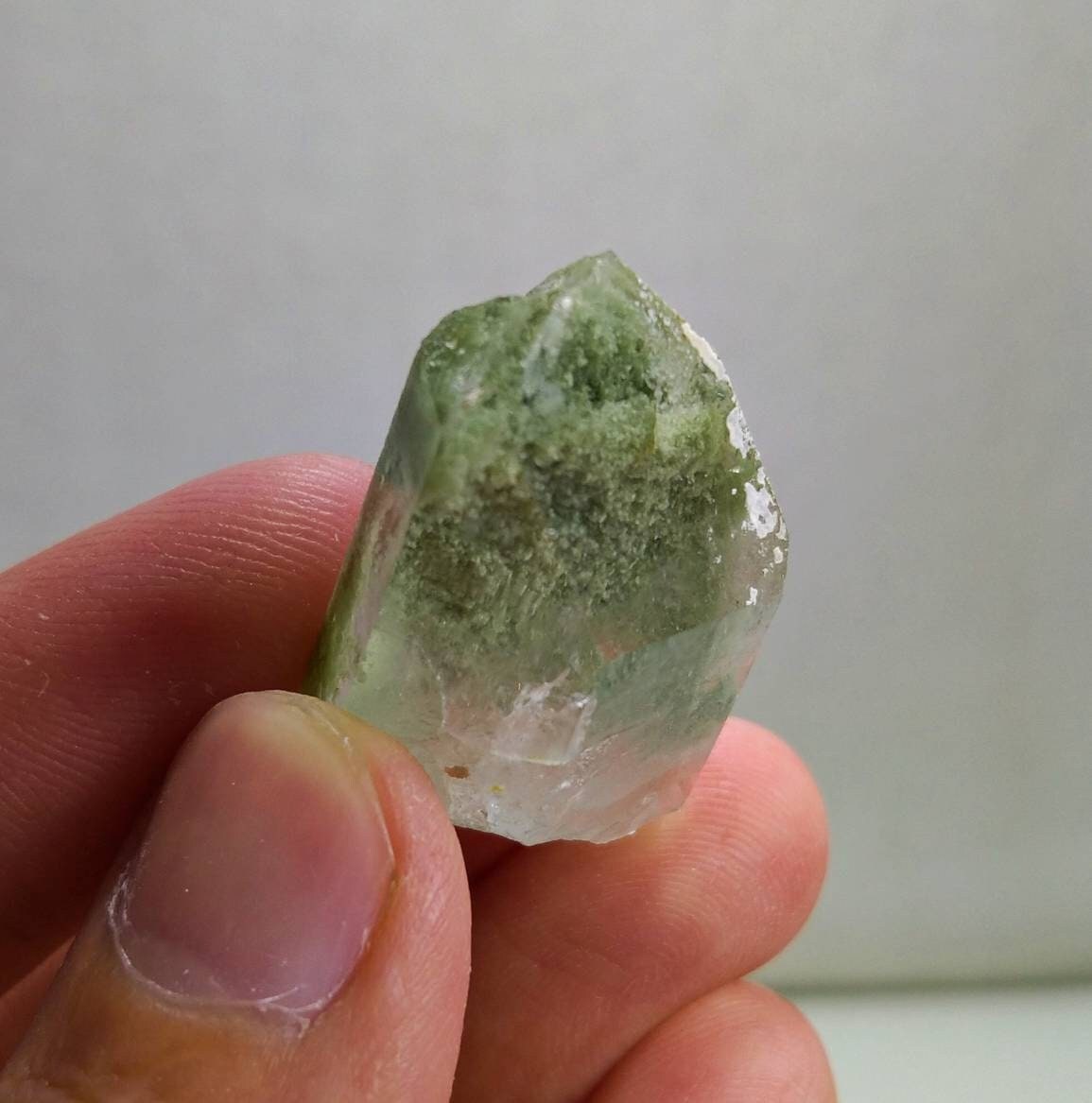 ARSAA GEMS AND MINERALSNatural top quality beautiful 11.8 grams chlorine quartz Crystal - Premium  from ARSAA GEMS AND MINERALS - Just $17.00! Shop now at ARSAA GEMS AND MINERALS