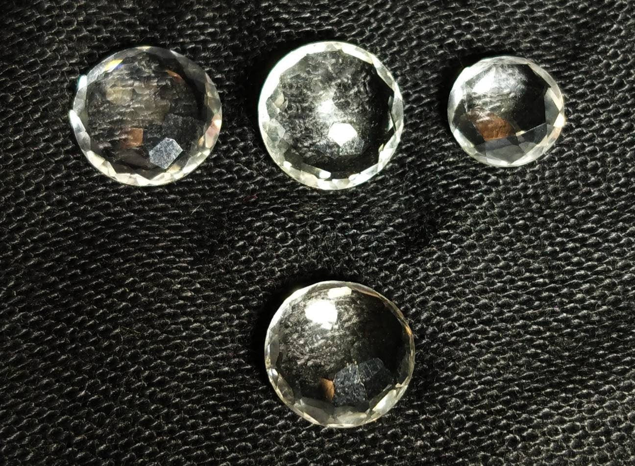 ARSAA GEMS AND MINERALSNatural top quality beautiful 10.5 carats small set of rose cut Faceted quartz Cabochons - Premium  from ARSAA GEMS AND MINERALS - Just $15.00! Shop now at ARSAA GEMS AND MINERALS