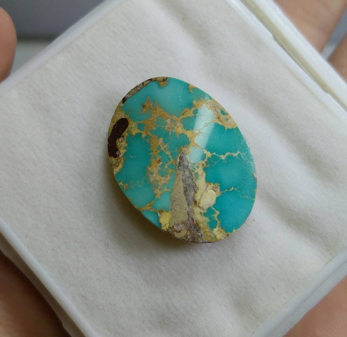 ARSAA GEMS AND MINERALSNatural top quality beautiful 29 carat untreated unheated oval shape turquoise cabochon - Premium  from ARSAA GEMS AND MINERALS - Just $29.00! Shop now at ARSAA GEMS AND MINERALS
