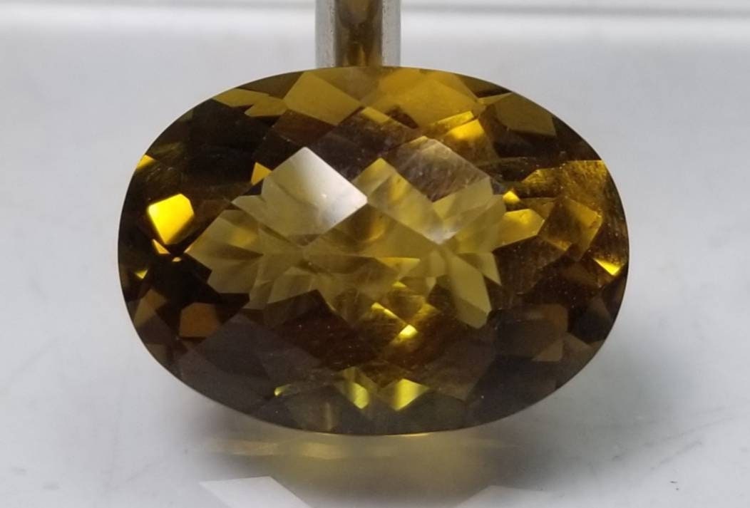ARSAA GEMS AND MINERALSNatural top quality faceted ring size checkerboard citrine gem - Premium  from ARSAA GEMS AND MINERALS - Just $36.00! Shop now at ARSAA GEMS AND MINERALS