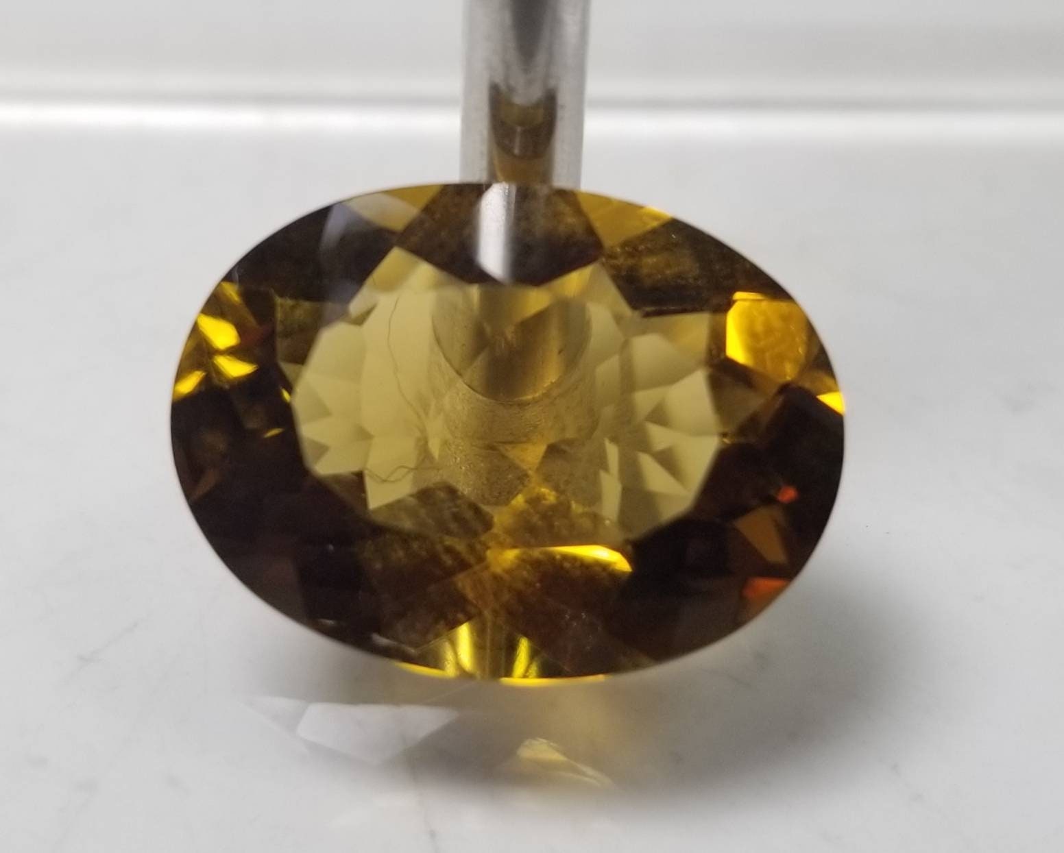 ARSAA GEMS AND MINERALSNatural top quality faceted ring size citrine gem - Premium  from ARSAA GEMS AND MINERALS - Just $25.00! Shop now at ARSAA GEMS AND MINERALS