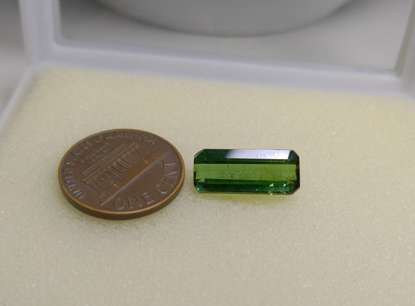 ARSAA GEMS AND MINERALSNatural top quality beautiful 6 carats faceted radiant shape green tourmaline gem - Premium  from ARSAA GEMS AND MINERALS - Just $150.00! Shop now at ARSAA GEMS AND MINERALS