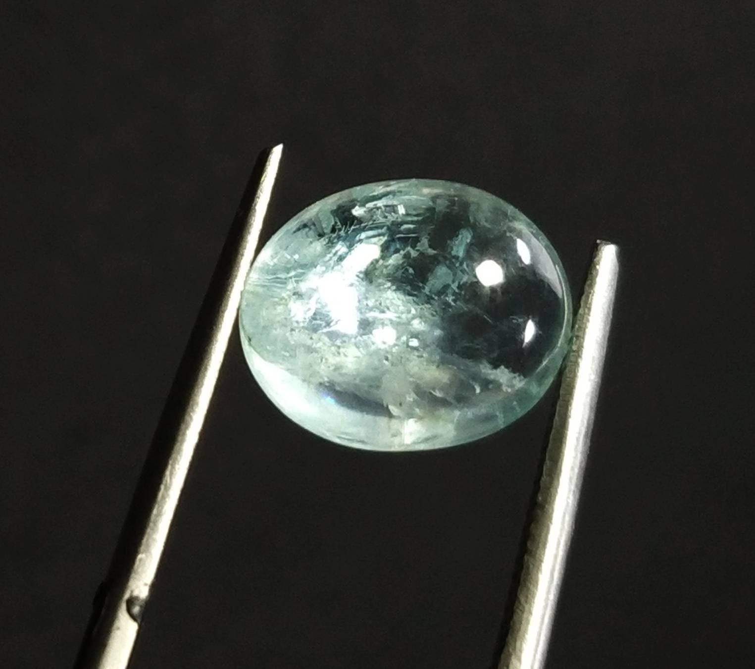 ARSAA GEMS AND MINERALSNatural fine quality beautiful 36 carats small lot of light blue color oval shapes aquamarine cabochons - Premium  from ARSAA GEMS AND MINERALS - Just $70.00! Shop now at ARSAA GEMS AND MINERALS