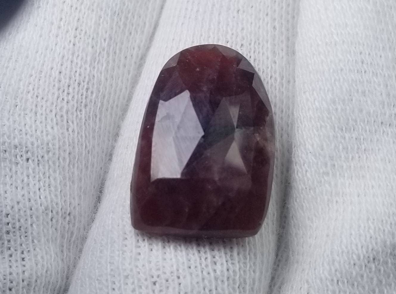 ARSAA GEMS AND MINERALSNatural good quality locket size high grade rose cut/faceted sapphire cabochon - Premium  from ARSAA GEMS AND MINERALS - Just $21.00! Shop now at ARSAA GEMS AND MINERALS