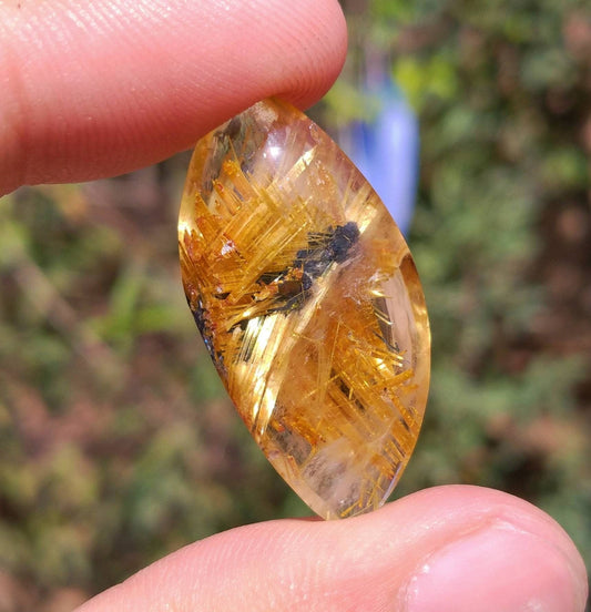 ARSAA GEMS AND MINERALSNatural tip quality beautiful 31 carats  golden Rutile included quartz cabochon - Premium  from ARSAA GEMS AND MINERALS - Just $62.00! Shop now at ARSAA GEMS AND MINERALS