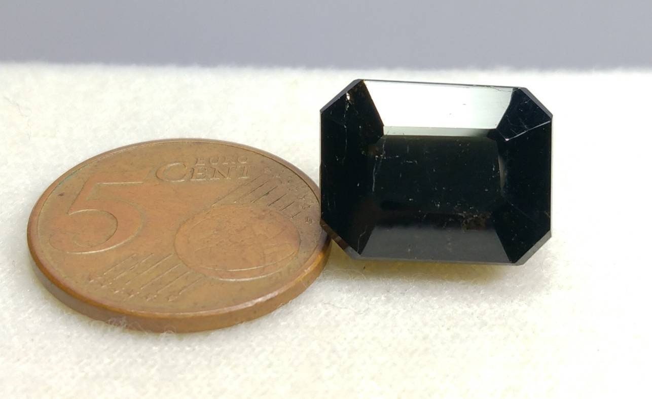 ARSAA GEMS AND MINERALSNatural top quality beautiful 22 carats radiant shape faceted Black Tourmaline gem - Premium  from ARSAA GEMS AND MINERALS - Just $44.00! Shop now at ARSAA GEMS AND MINERALS