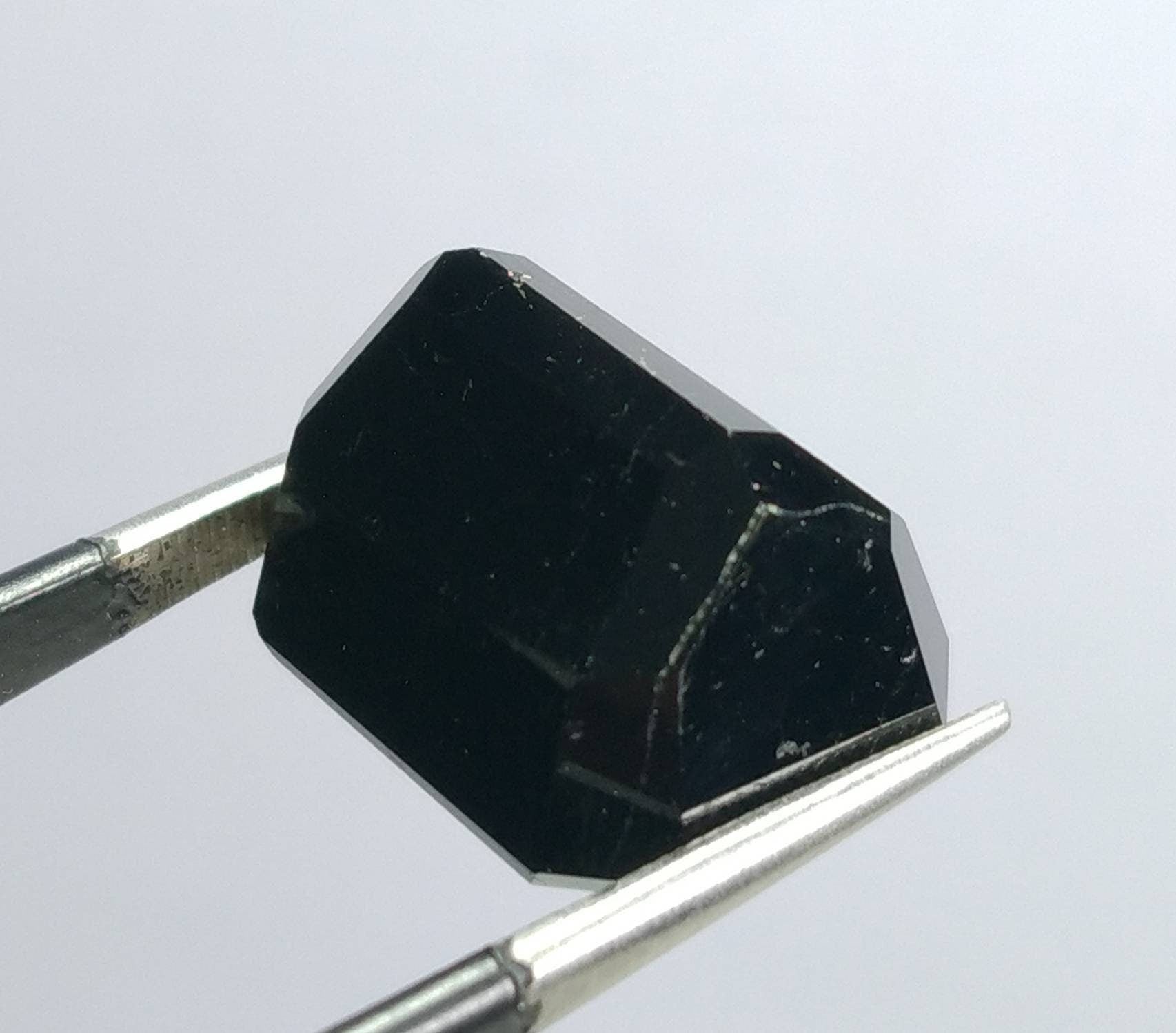 ARSAA GEMS AND MINERALSNatural top quality beautiful 22 carats radiant shape faceted Black Tourmaline gem - Premium  from ARSAA GEMS AND MINERALS - Just $44.00! Shop now at ARSAA GEMS AND MINERALS
