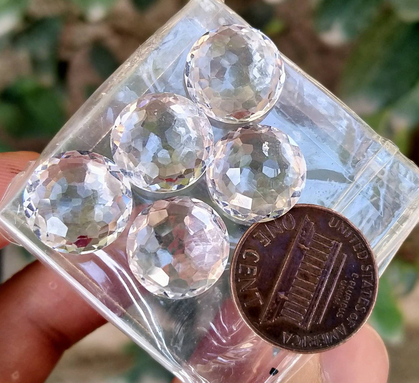 ARSAA GEMS AND MINERALSNatural top quality beautiful rose/cut faceted 27 carats calibrated quartz cabochons - Premium  from ARSAA GEMS AND MINERALS - Just $45.00! Shop now at ARSAA GEMS AND MINERALS