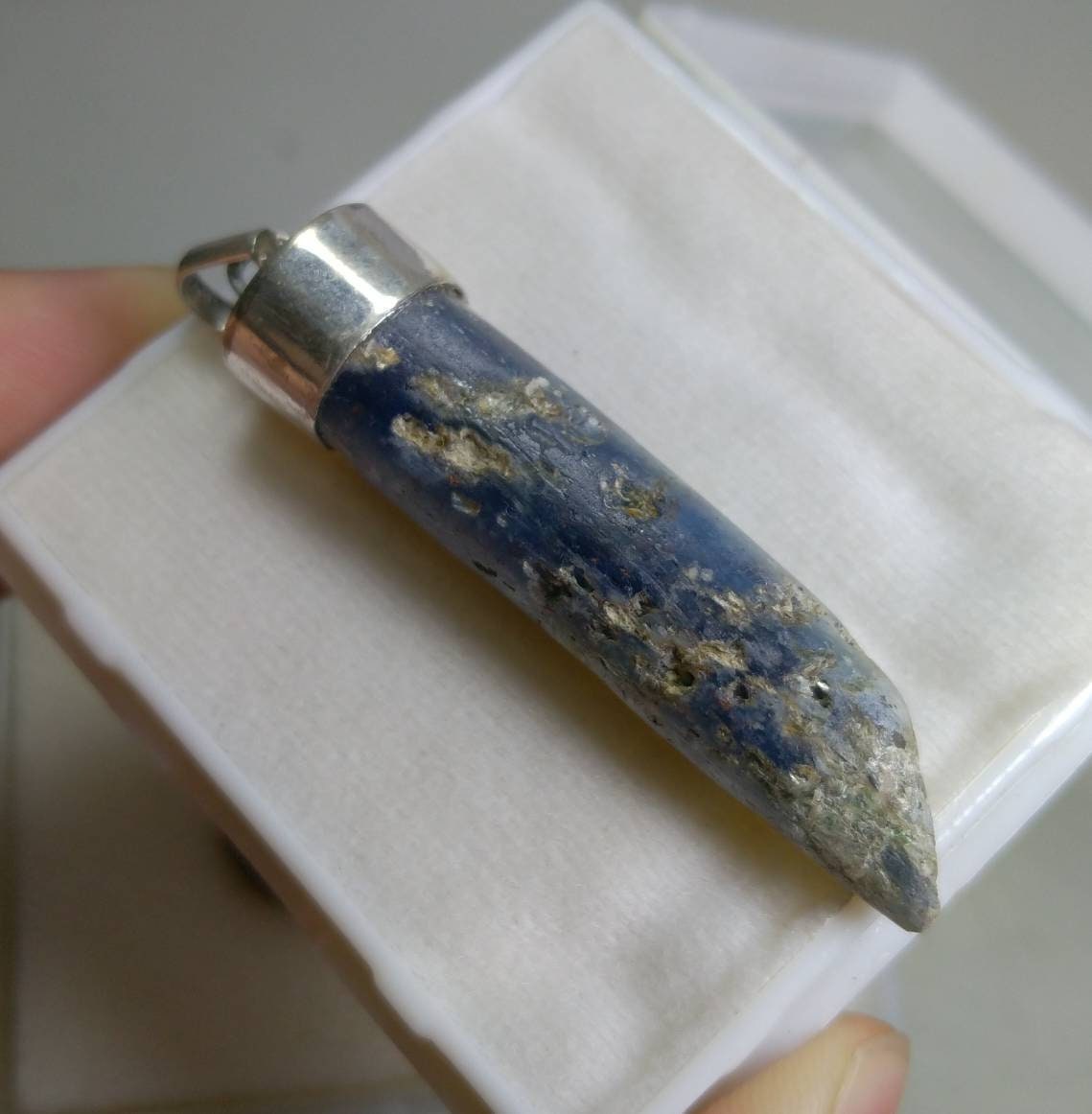 ARSAA GEMS AND MINERALSNatural aesthetic Beautiful silver kyanite crystal pendant - Premium  from ARSAA GEMS AND MINERALS - Just $17.00! Shop now at ARSAA GEMS AND MINERALS