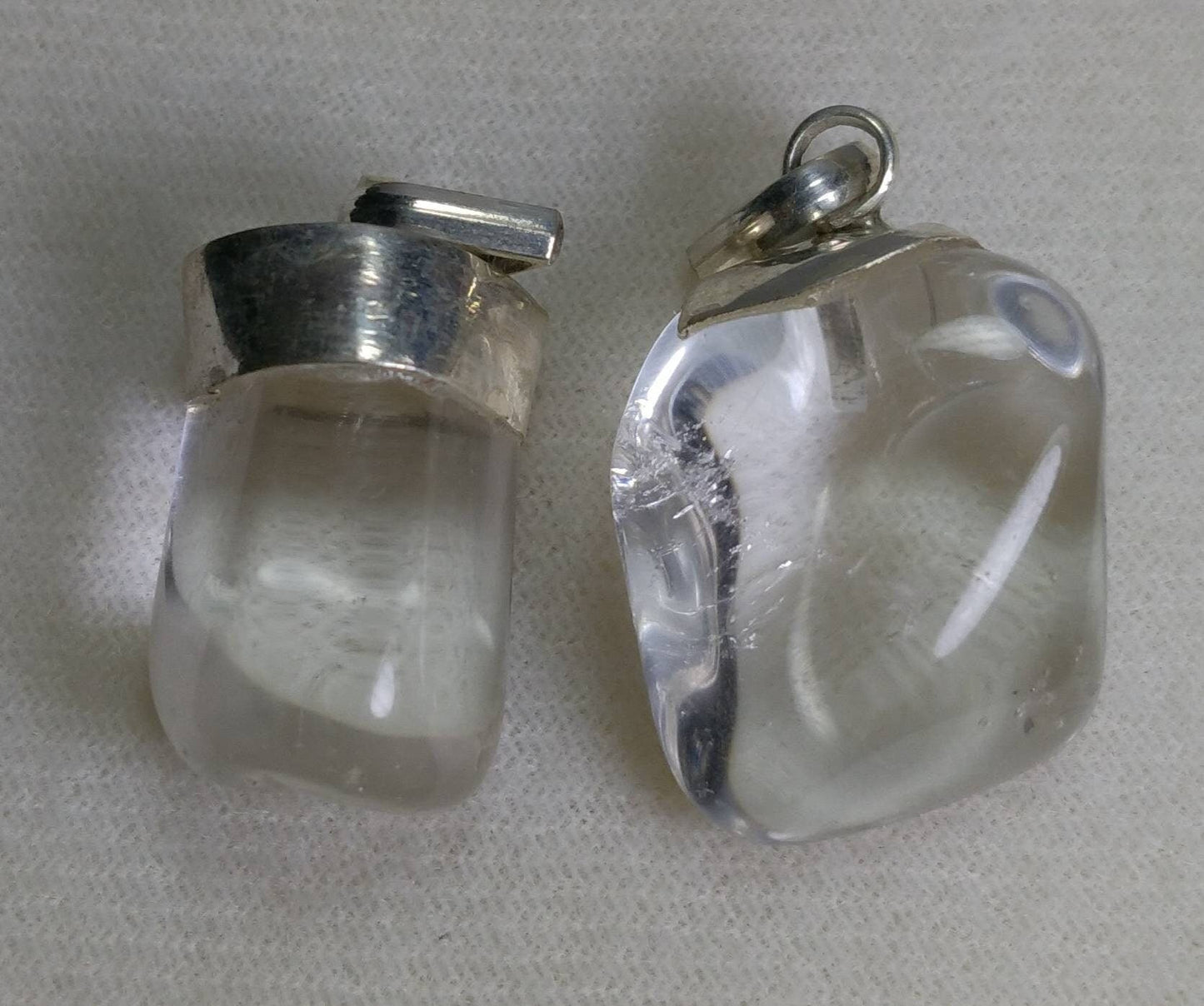 ARSAA GEMS AND MINERALSNatural aesthetic Beautiful silver pendants of clear quartz - Premium  from ARSAA GEMS AND MINERALS - Just $30.00! Shop now at ARSAA GEMS AND MINERALS