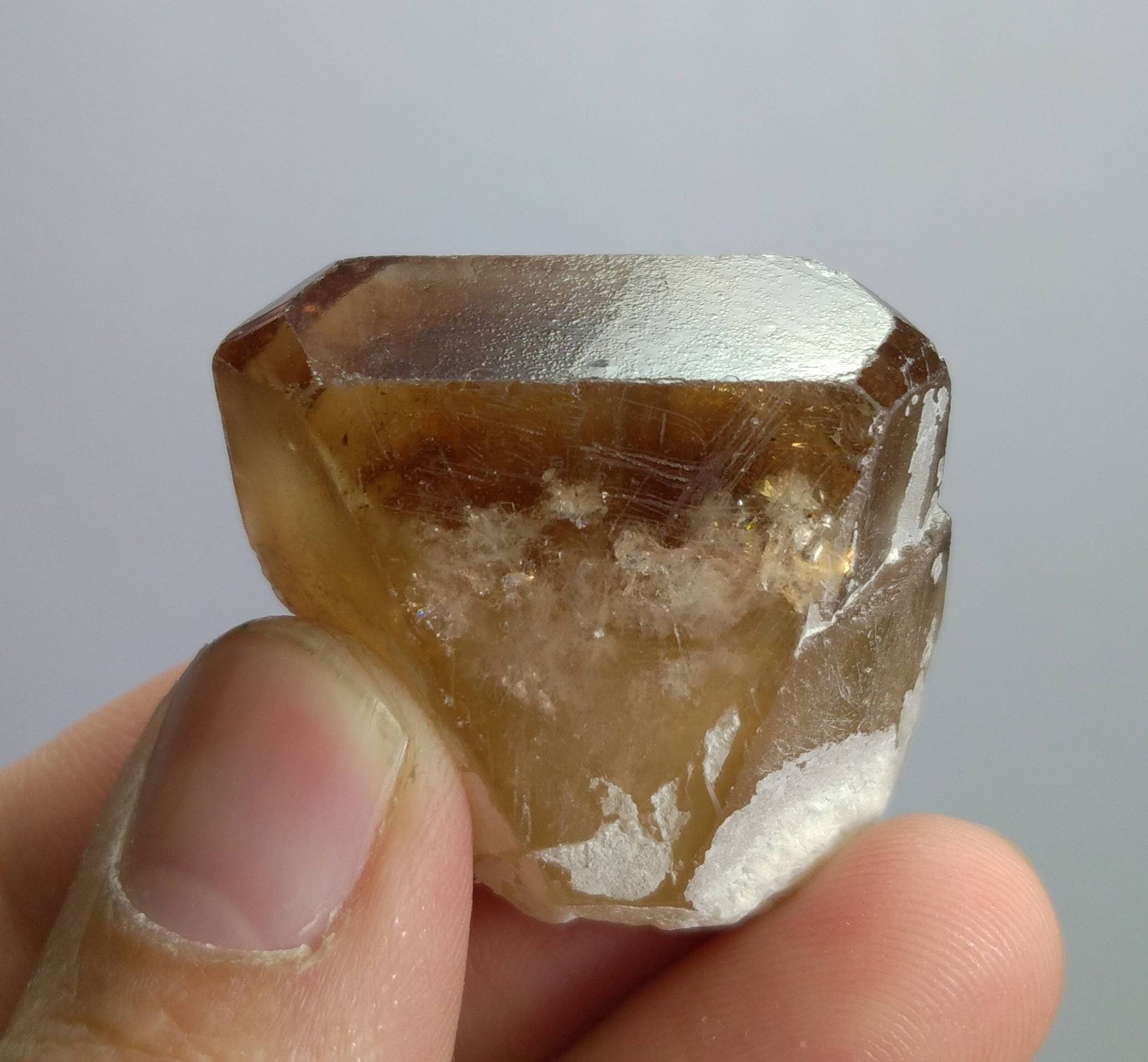 ARSAA GEMS AND MINERALSNatural fine quality beautiful 34.8 grams terminated heated topaz crystal - Premium  from ARSAA GEMS AND MINERALS - Just $30.00! Shop now at ARSAA GEMS AND MINERALS