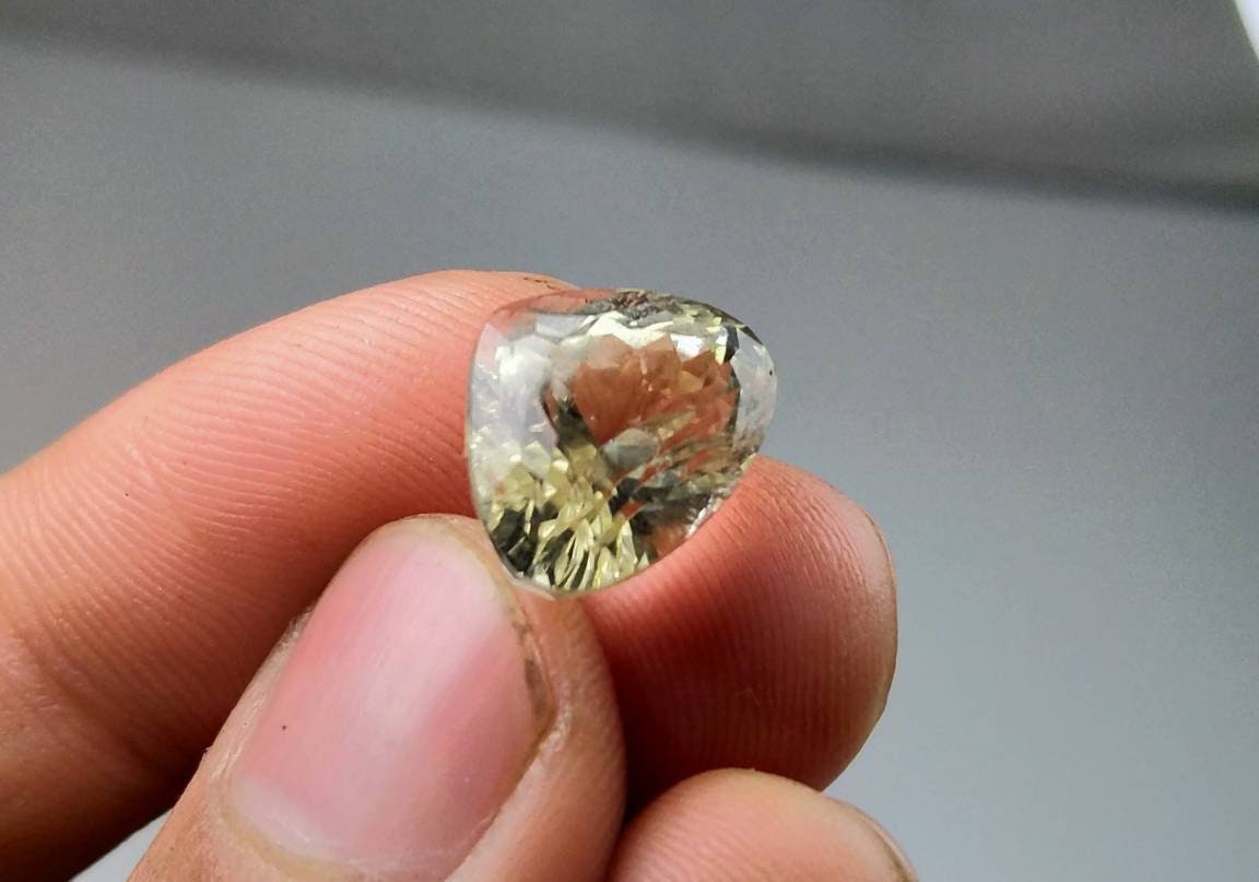 ARSAA GEMS AND MINERALSNatural top quality beautiful 10 carats trillion shape kunzite gem - Premium  from ARSAA GEMS AND MINERALS - Just $30.00! Shop now at ARSAA GEMS AND MINERALS