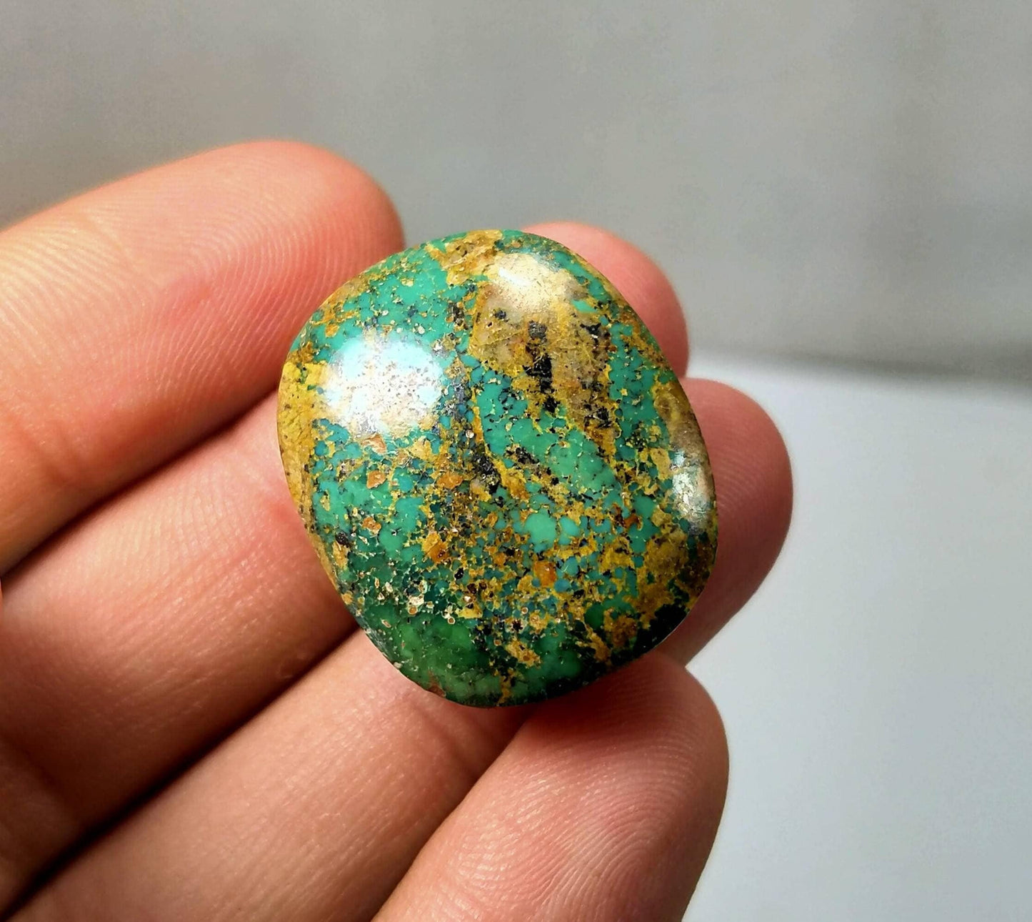 ARSAA GEMS AND MINERALSNatural good quality beautiful cabochon of turquoise - Premium  from ARSAA GEMS AND MINERALS - Just $15.00! Shop now at ARSAA GEMS AND MINERALS