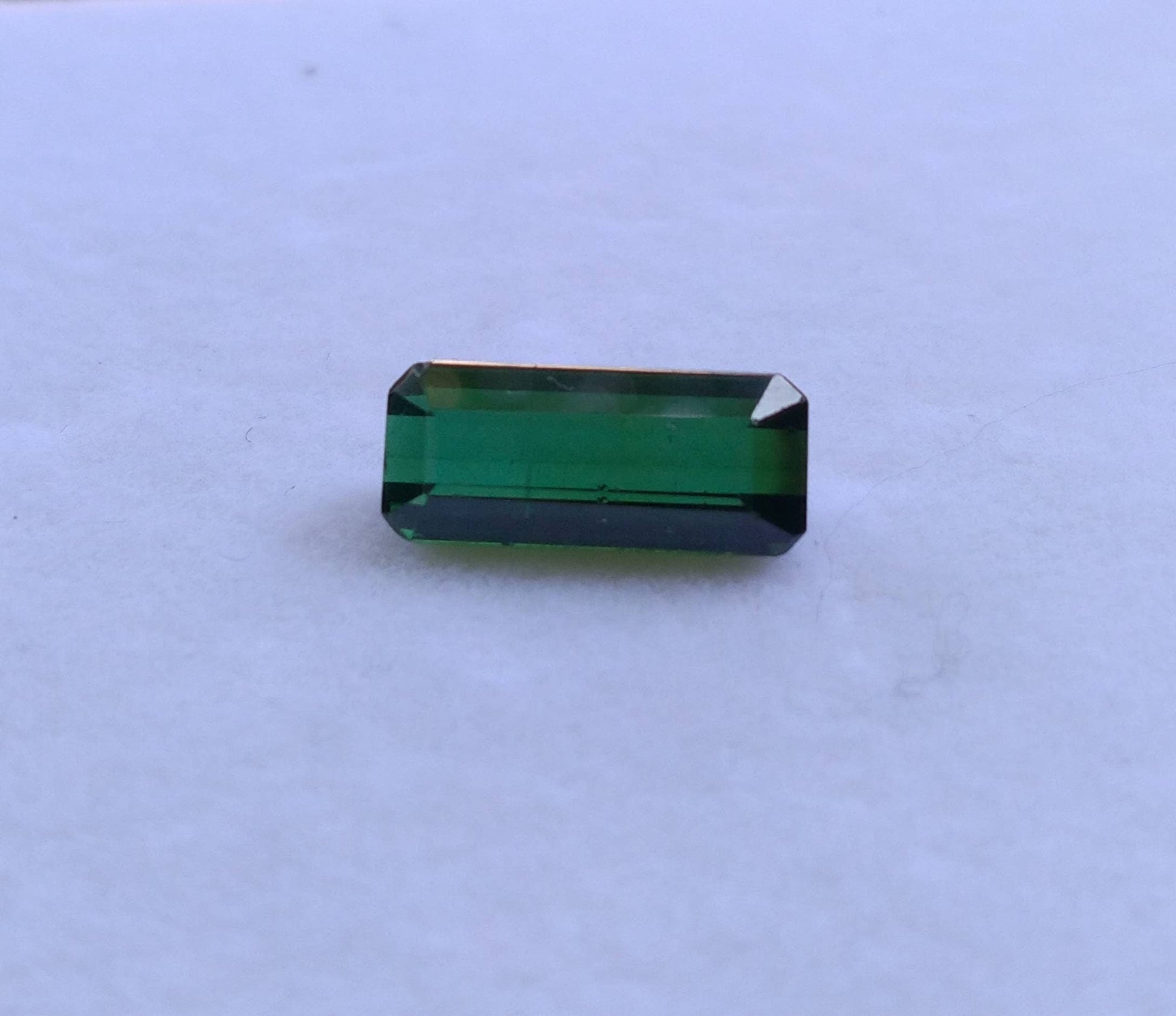 ARSAA GEMS AND MINERALSNatural top quality beautiful 4 carats clear green faceted radiant shape Tourmaline gem - Premium  from ARSAA GEMS AND MINERALS - Just $80.00! Shop now at ARSAA GEMS AND MINERALS